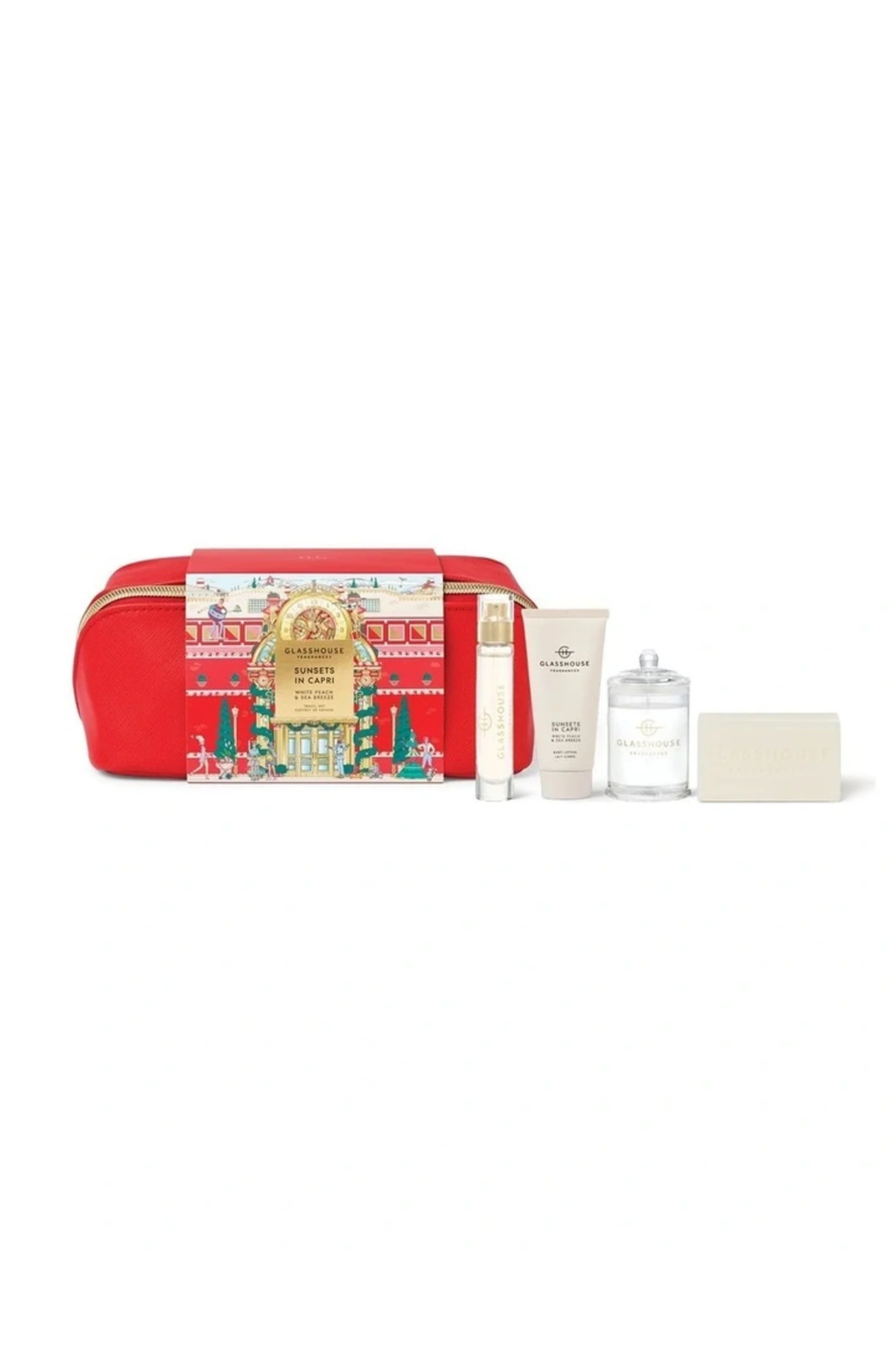 GLASSHOUSE FRAGRANCES Sunsets in Capri Fragrance Travel Set