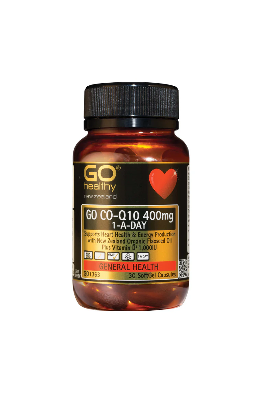 GO HEALTHY CoQ10 400mg 1-A-Day 30caps