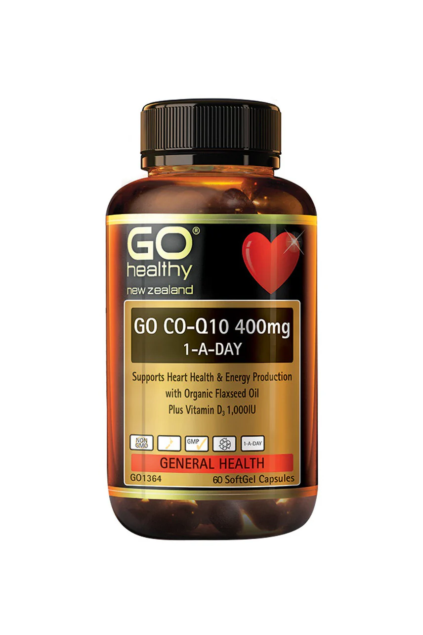 GO HEALTHY CoQ10 400mg 1-A-Day 60caps