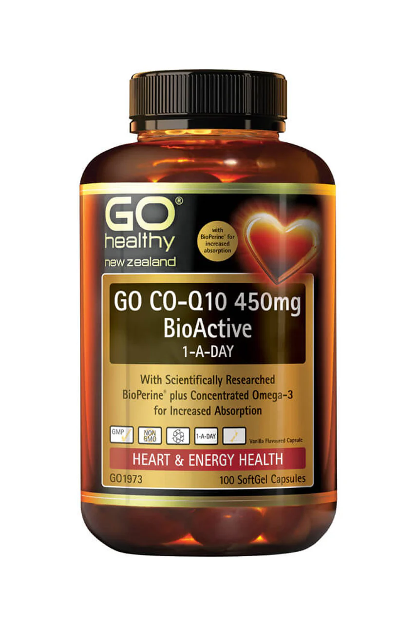 GO HEALTHY CoQ10 450mg BioActive 1ADay 100s