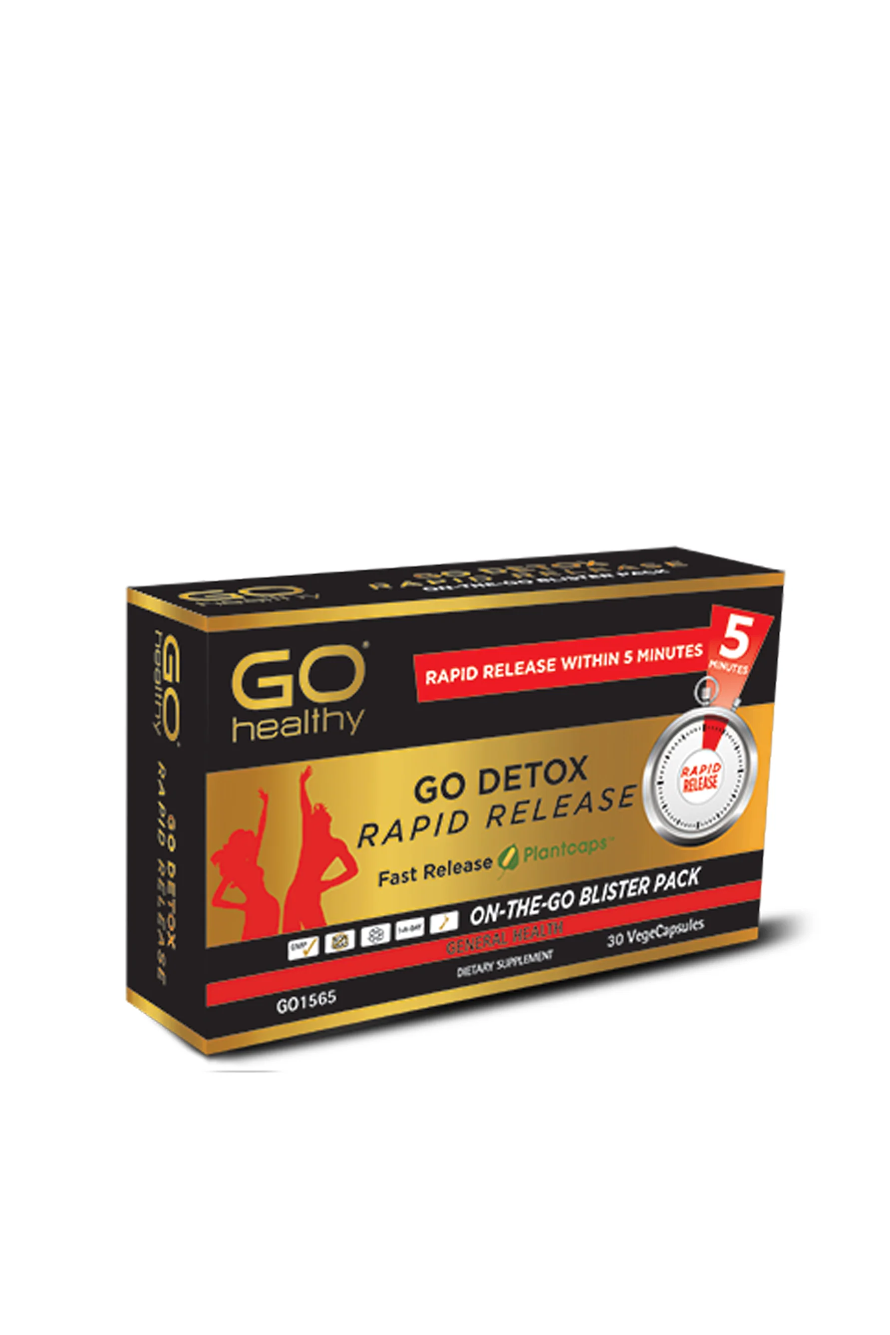 GO HEALTHY Detox Rapid Release 30 Veggie Caps