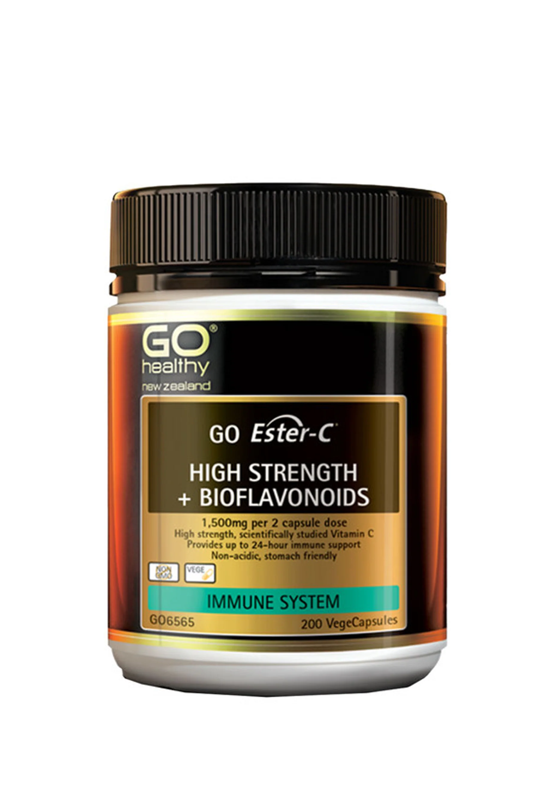 GO HEALTHY GO Ester-C High Strength + Bioflavonoids 200's