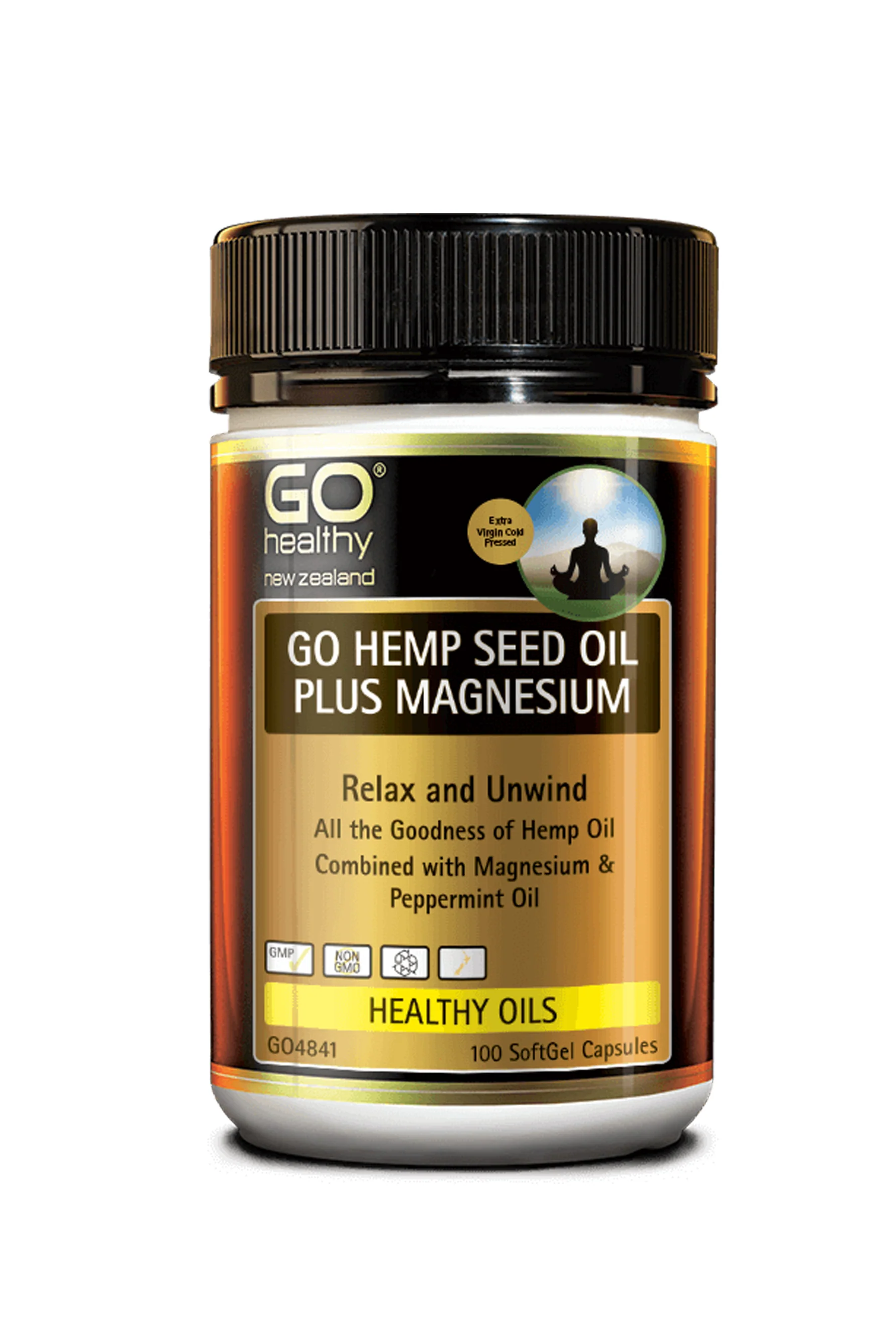 GO HEALTHY Go Hemp Seed Oil Plus Magnesium 100s