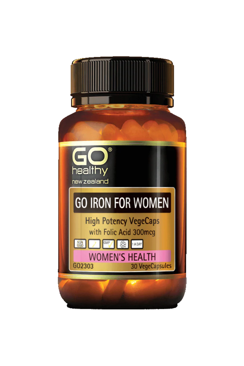 GO Healthy Iron for Women 30 Vege Capsules