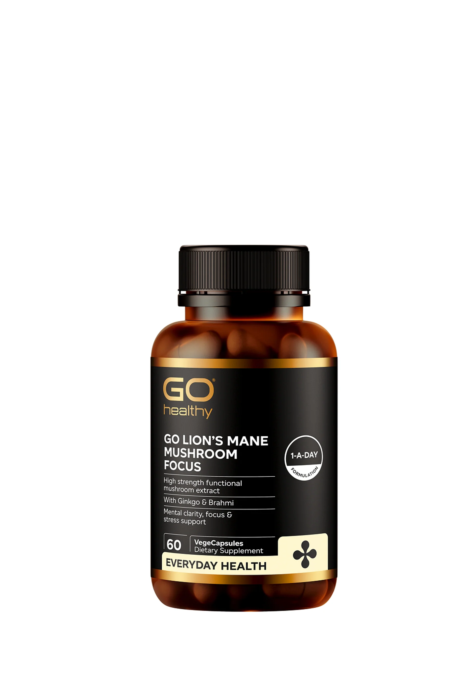 GO HEALTHY Lion's Mane Mushroom Focus 60s