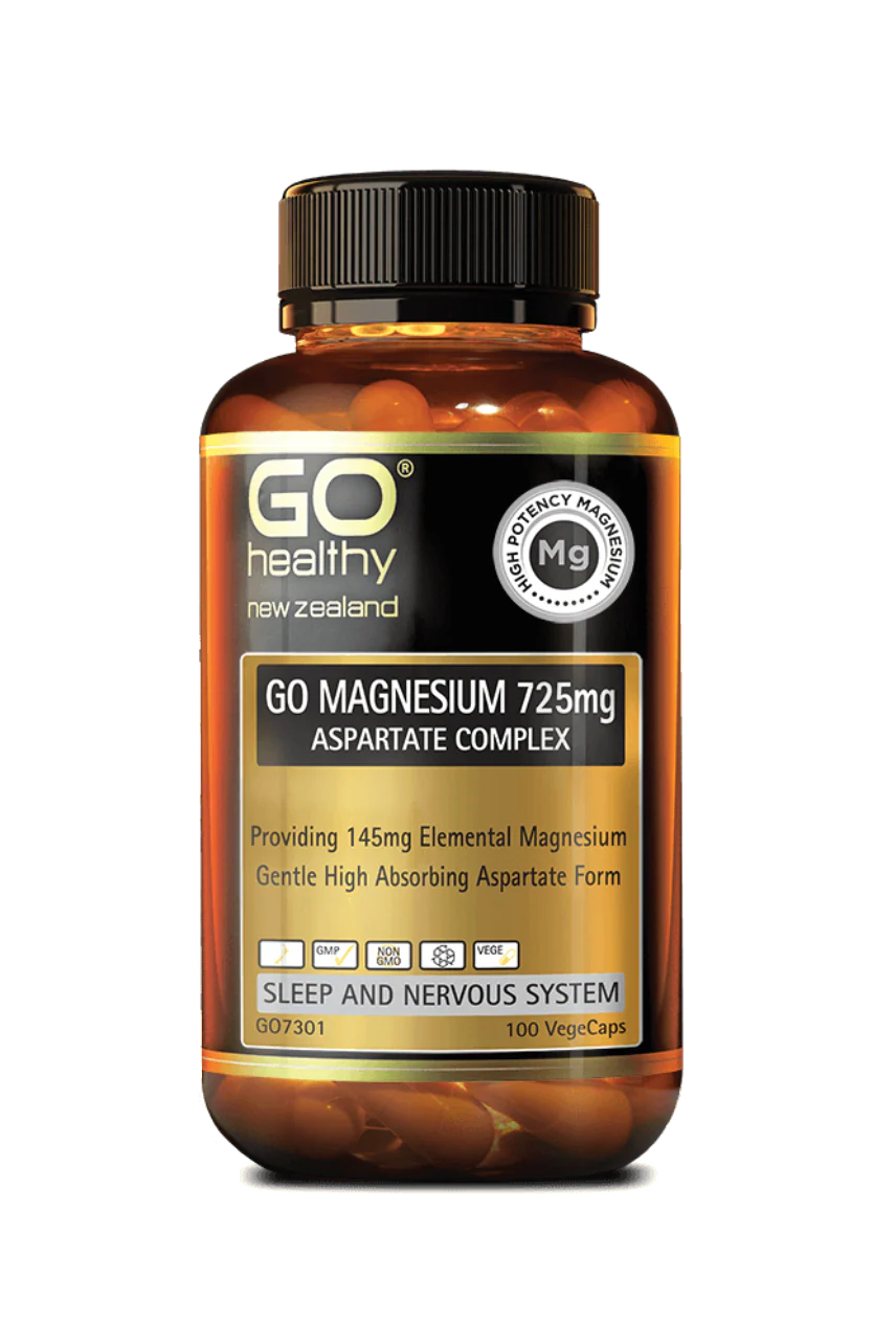 GO Healthy Magnesium Aspartate Complex 725mg 100vcaps