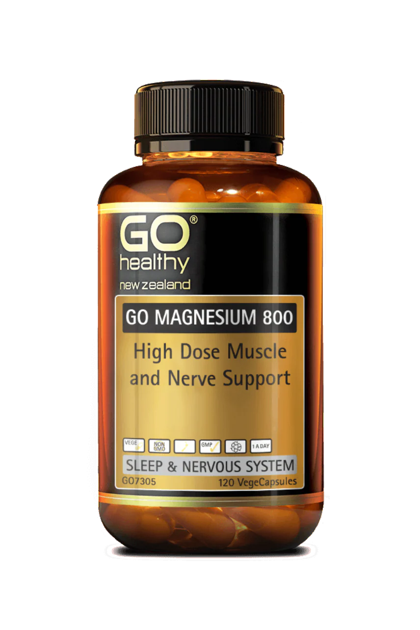 GO Healthy Magnesium 800 120 Vege Capsules