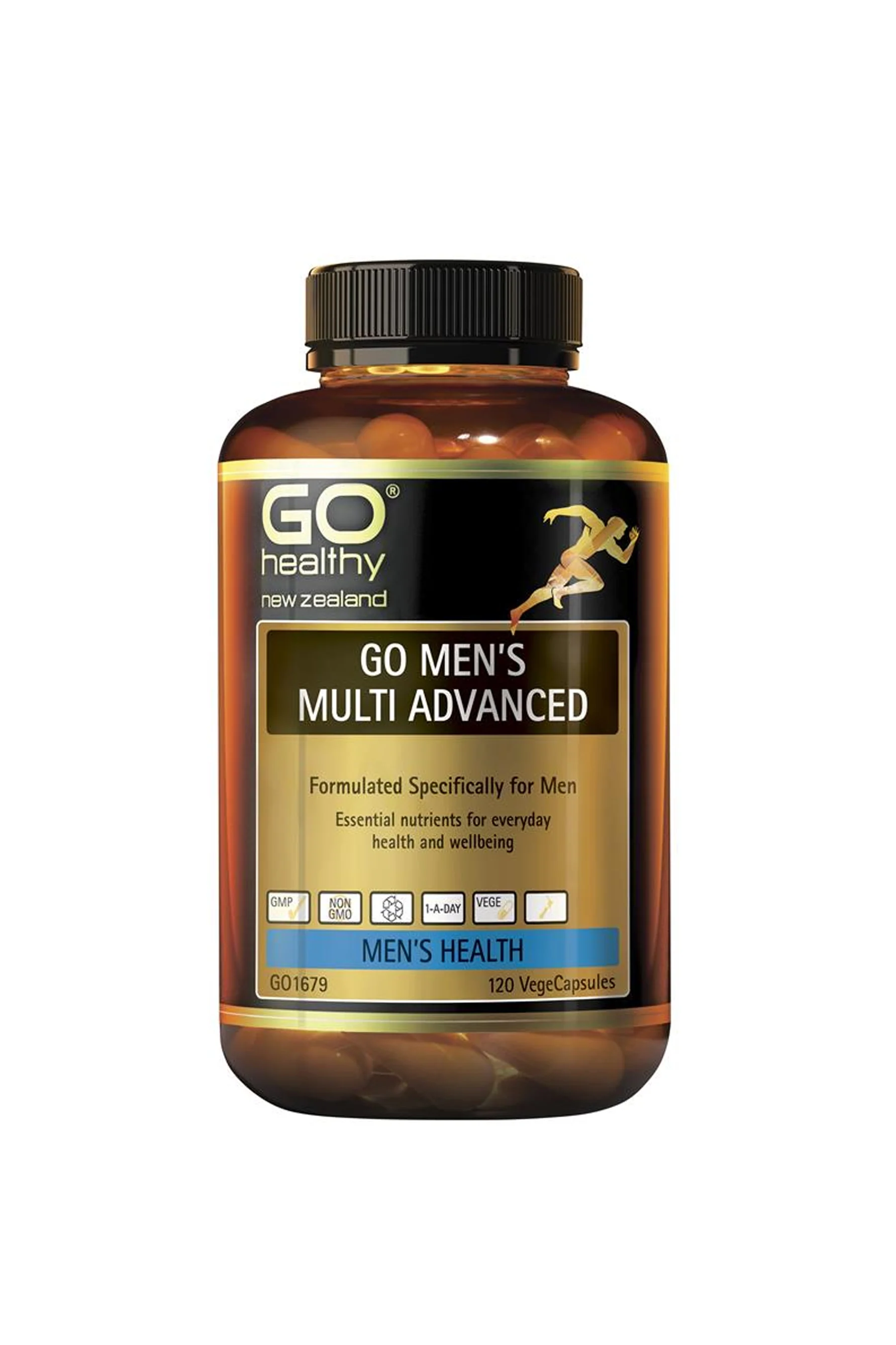 GO Healthy Men's Multi Advanced 120 Capsules