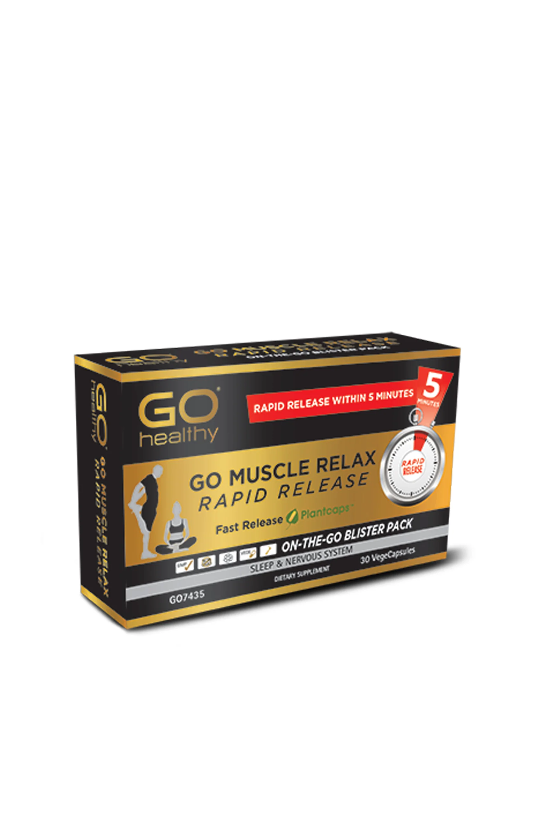 GO HEALTHY Muscle Relax Rapid Release 30 Veggie Capsules