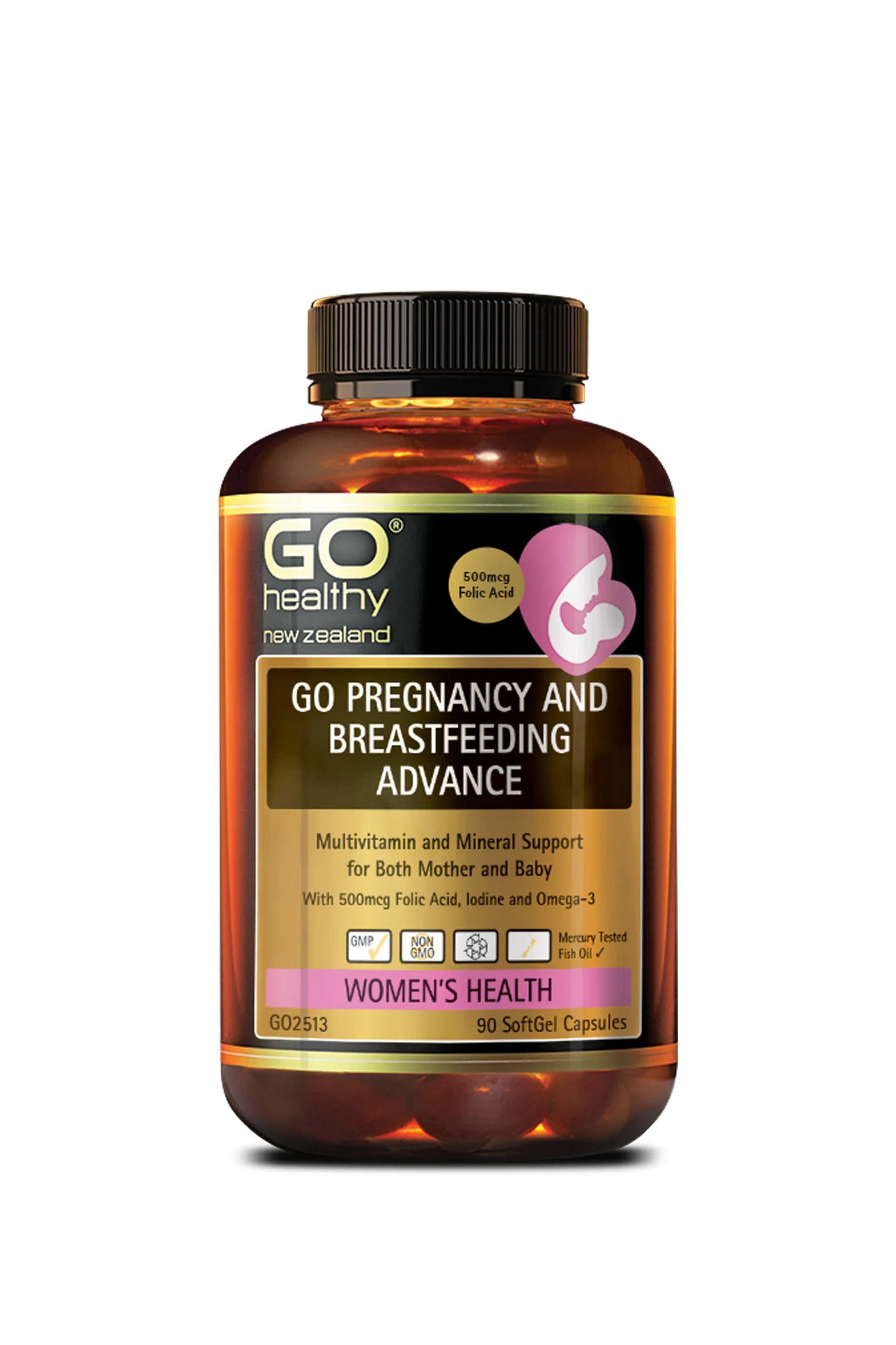 GO HEALTHY Pregnancy & Breast Feeding Advance 90 Capsules