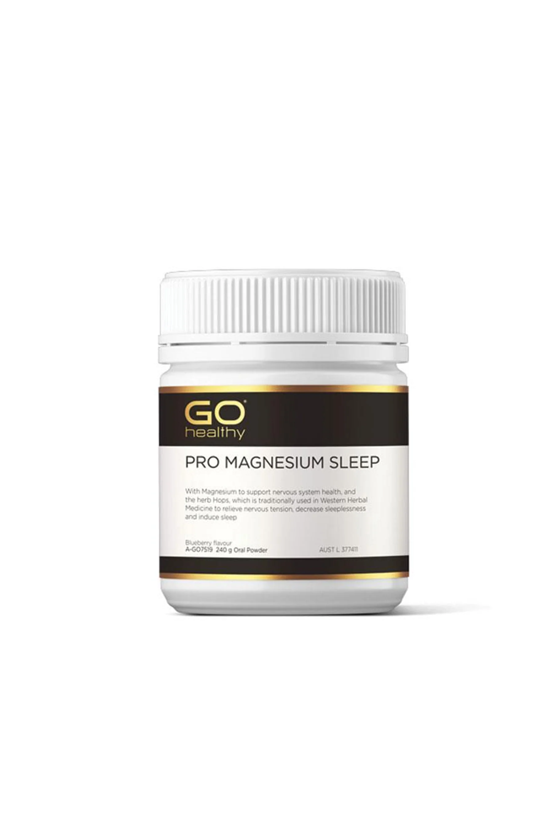 GO HEALTHY PRO Magnesium Sleep Powder 240g