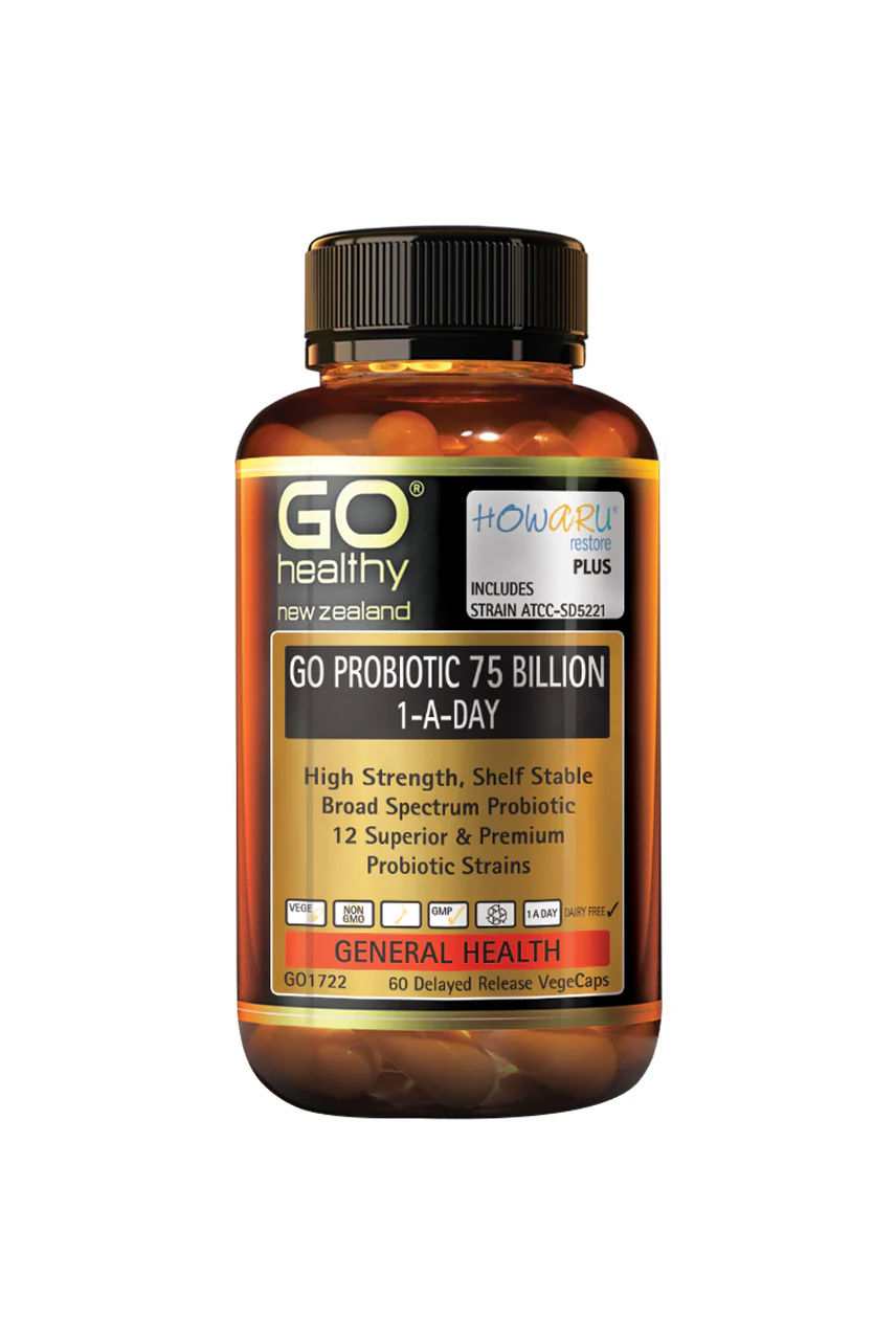 GO HEALTHY Probiotic 75 Billion 60vcaps