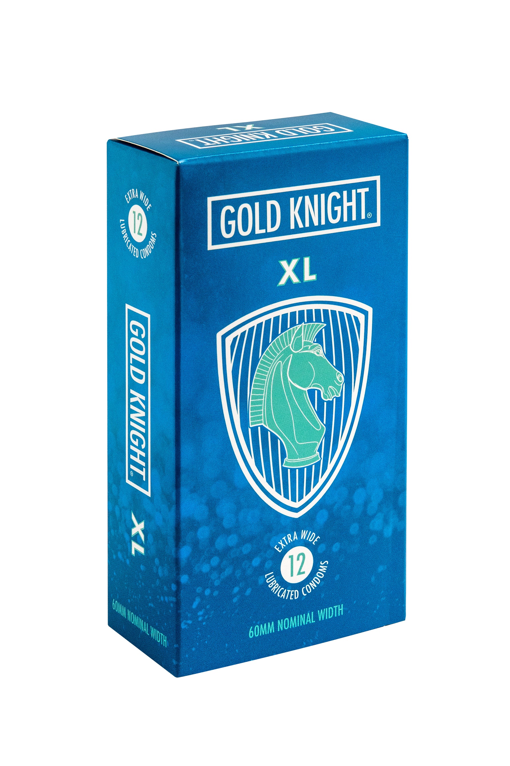 GOLD KNIGHT XL Condoms 12 Pack 60mm