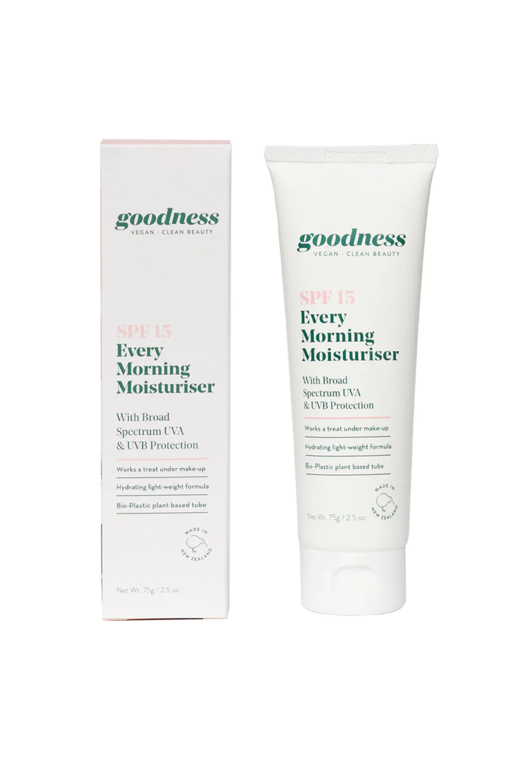 GOODNESS Face Moisturiser SPF15 75g