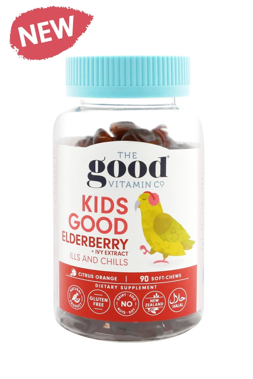 The Good Vitamin Co Kids Elderberry + Ivy Extract 90s