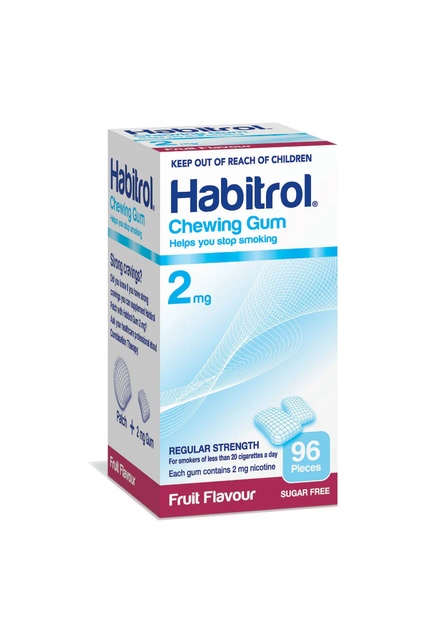 Habitrol Gum Fruit 2mg 96
