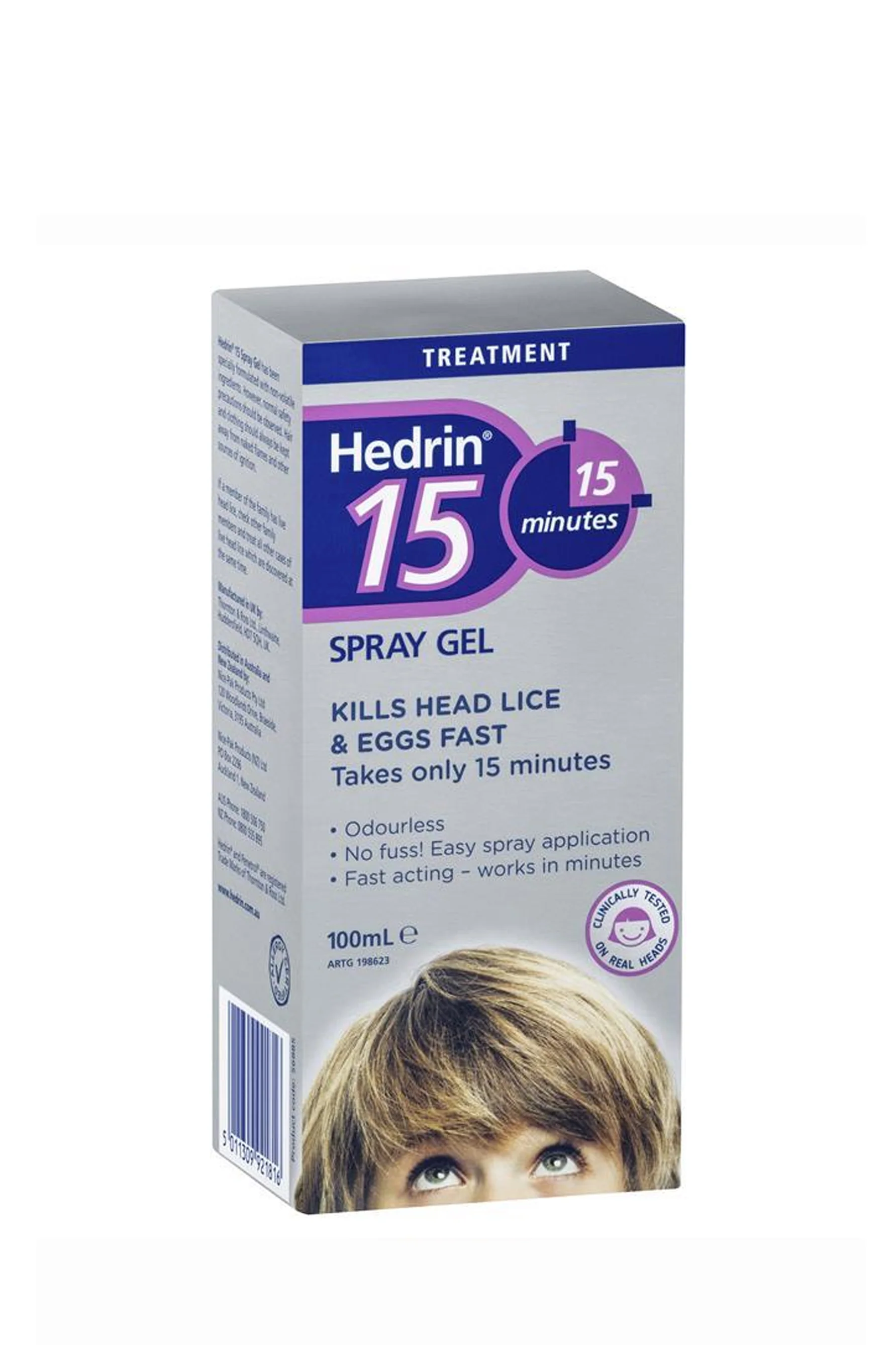HEDRIN Headlice Spray Gel 100ml