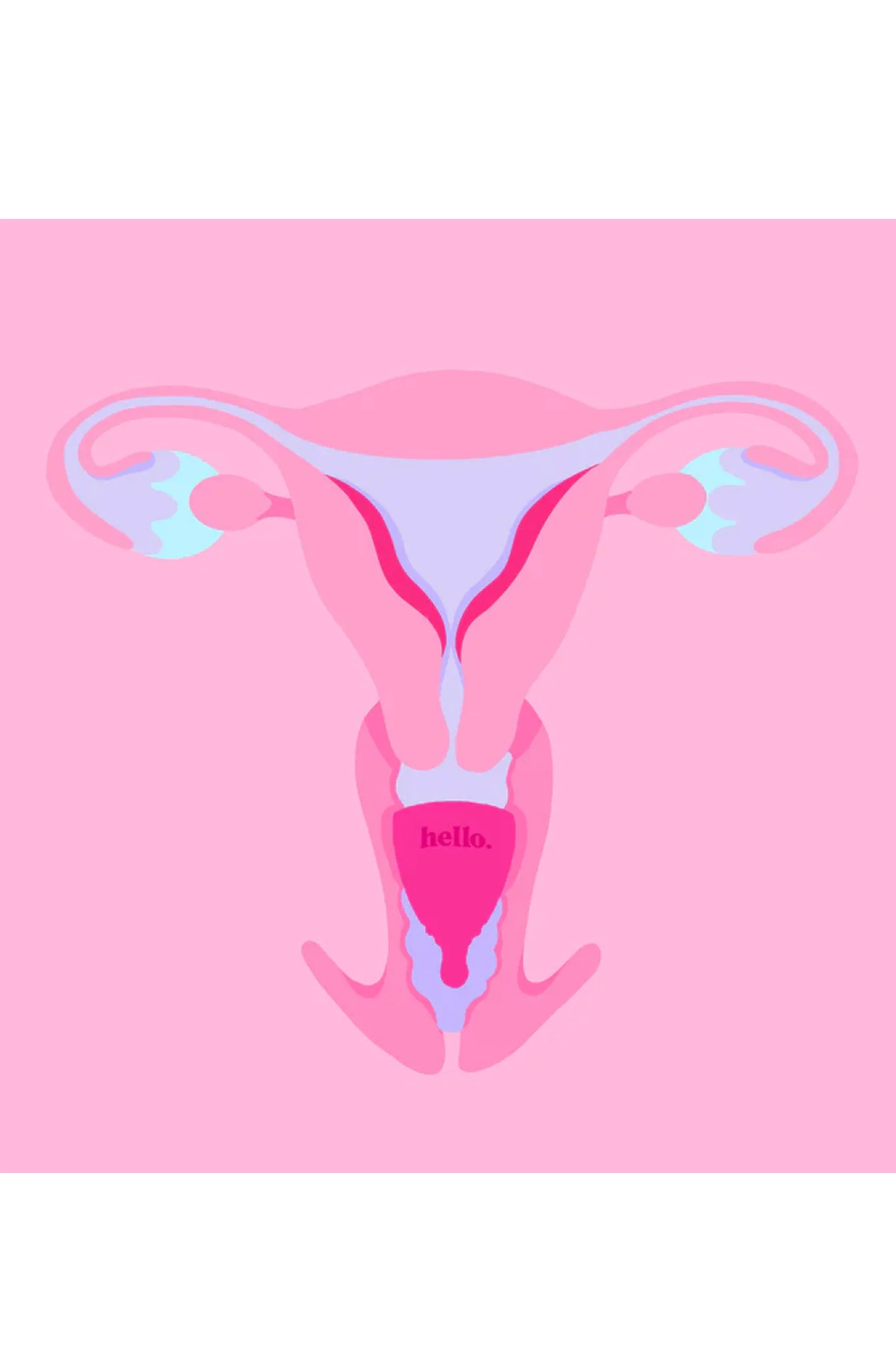 HELLO Cup Average Cervix Cup Blue Medium - Image 2