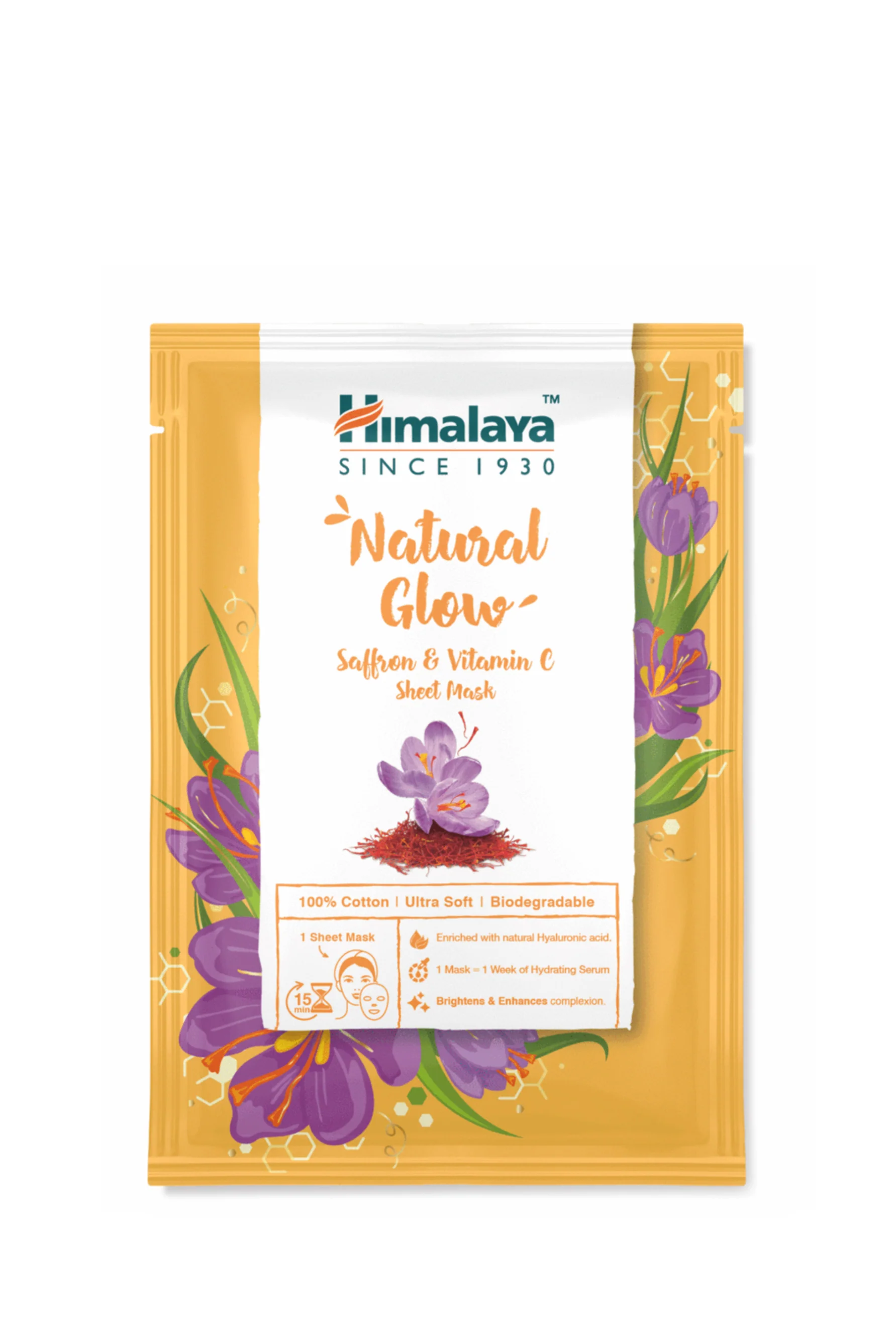 HIMALAYA Natural Glow Sheet Mask 1 Pack
