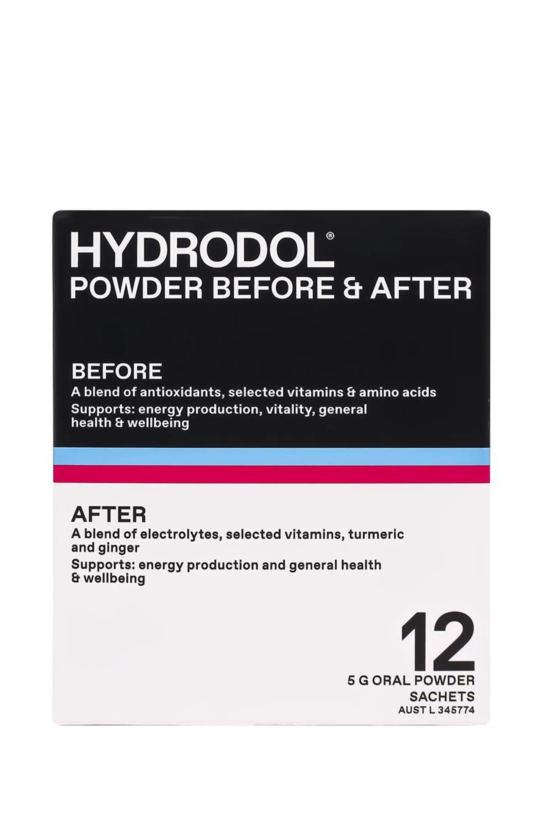 HYDRODOL Before & After Sachet 12 Packet