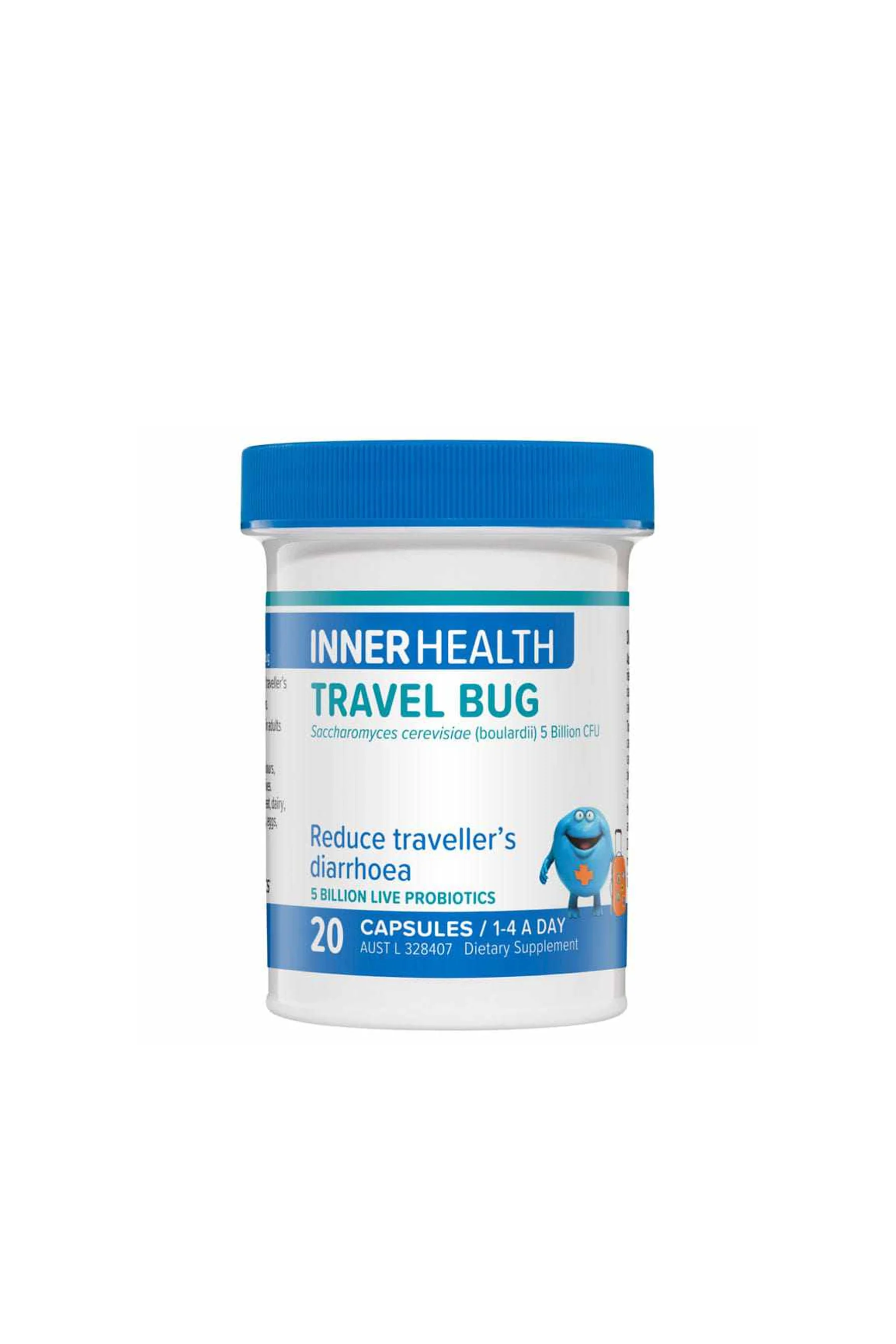ETHICAL NUTRIENTS Inner Health Travel Bug Probiotics 20s