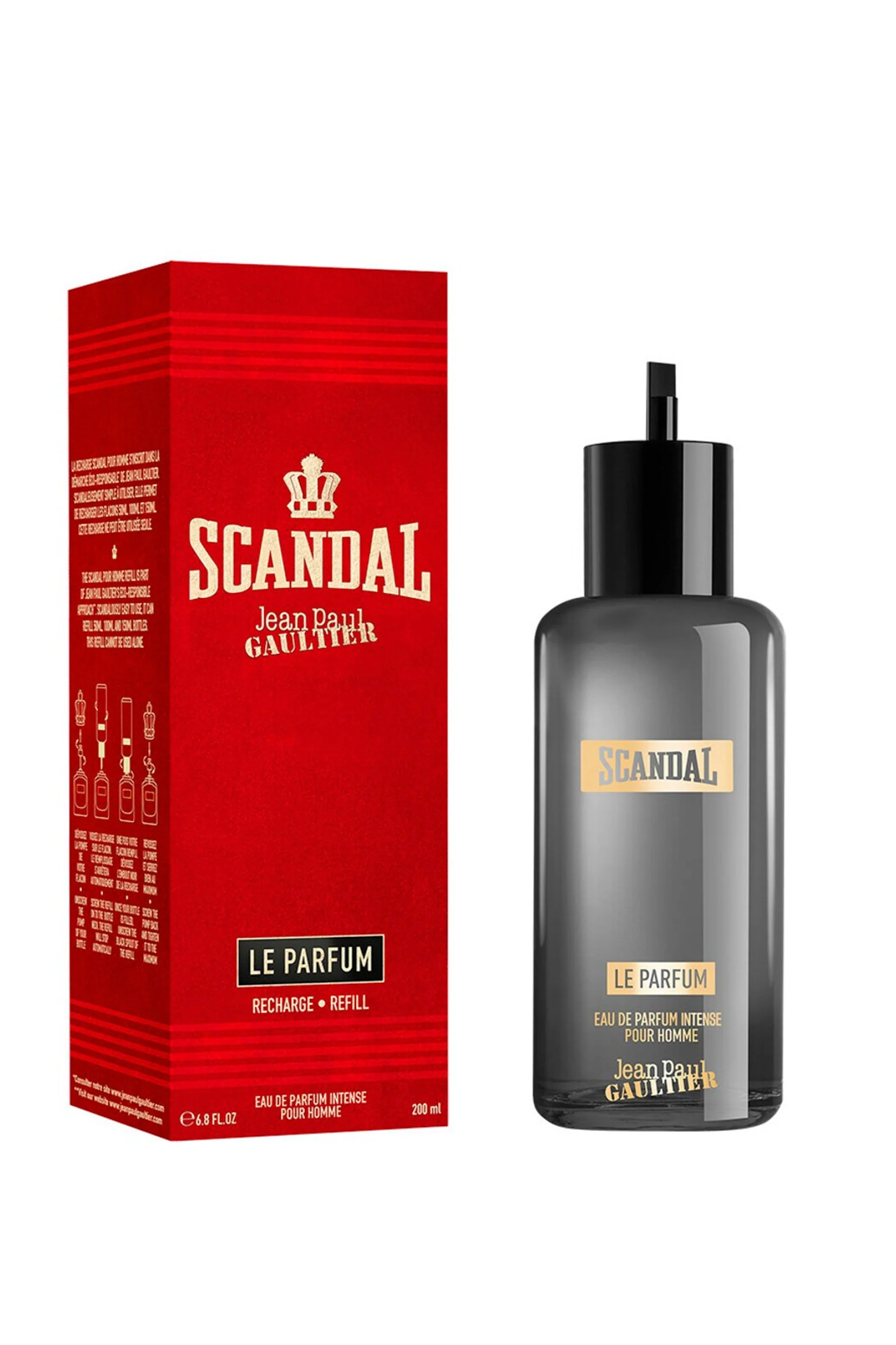 JEAN PAUL GAULTIER Scandal Pour Homme Le Parfum 200ml REFILL