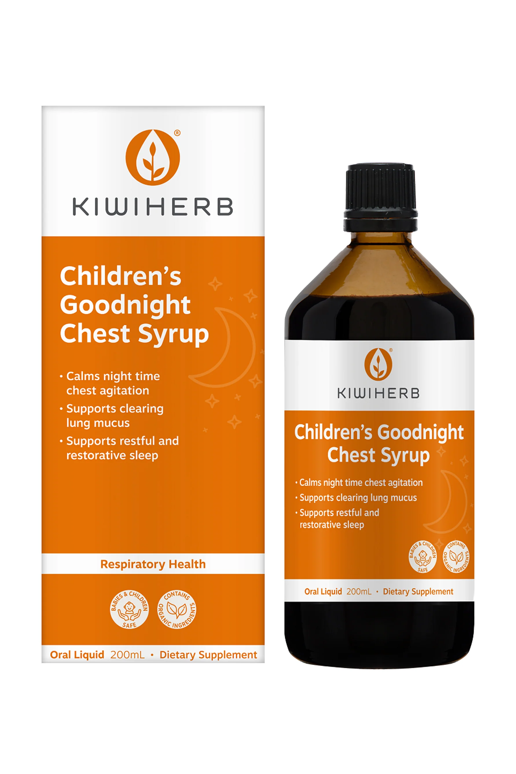 KIWI HERB Children's Goodnight Chest Syrup 200ml