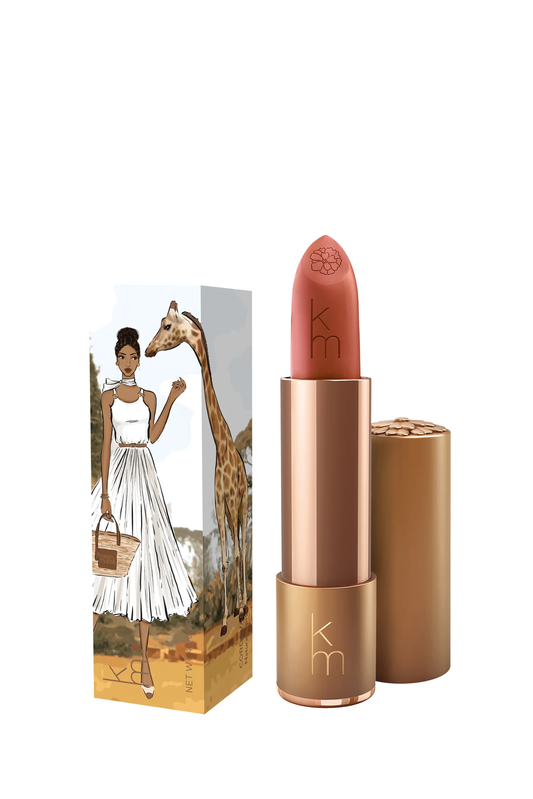KAREN MURRELL Lipstick 02 Cordovan Natural 4g