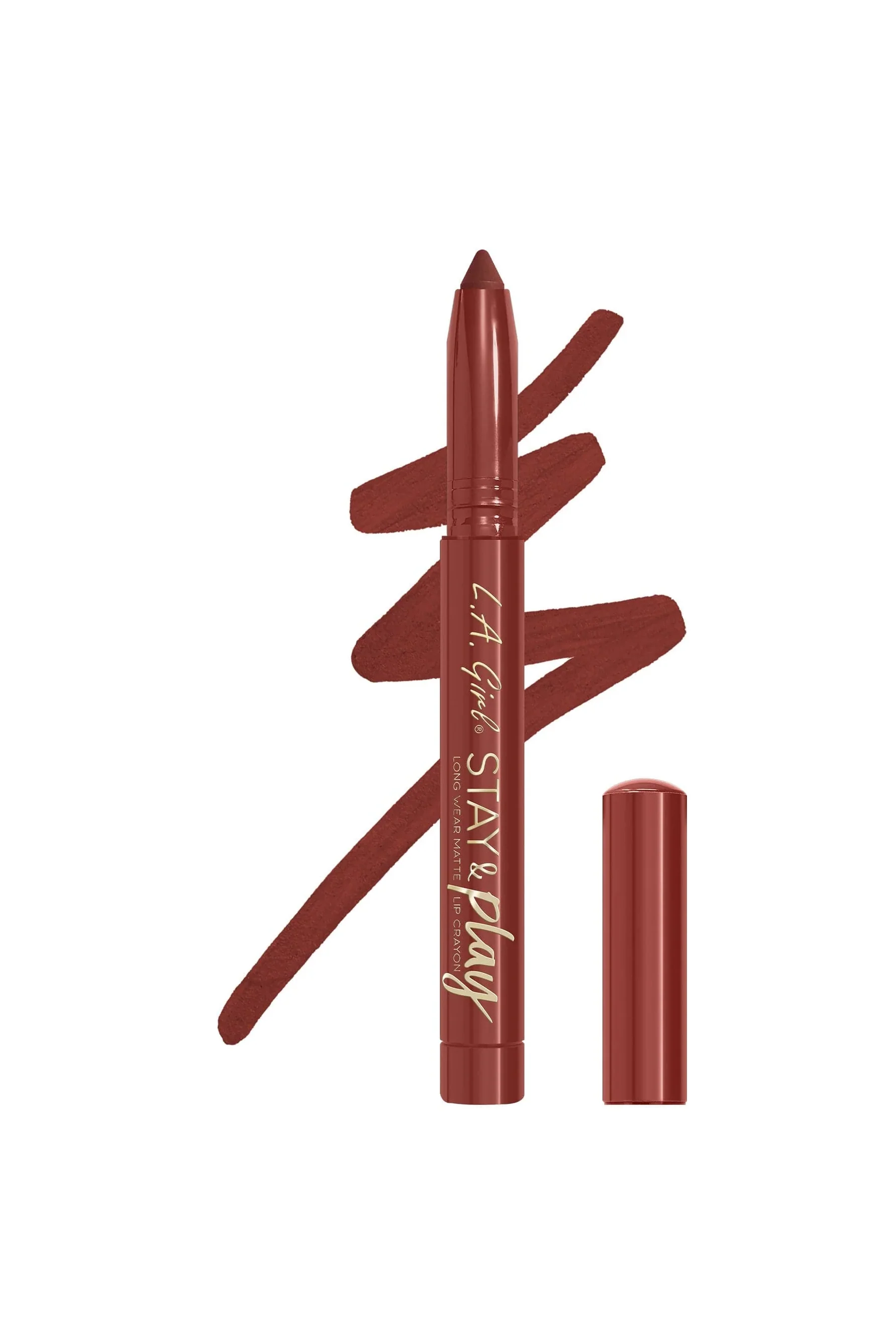 LA Girl Stay & Play Matte Lip Crayon Here For It
