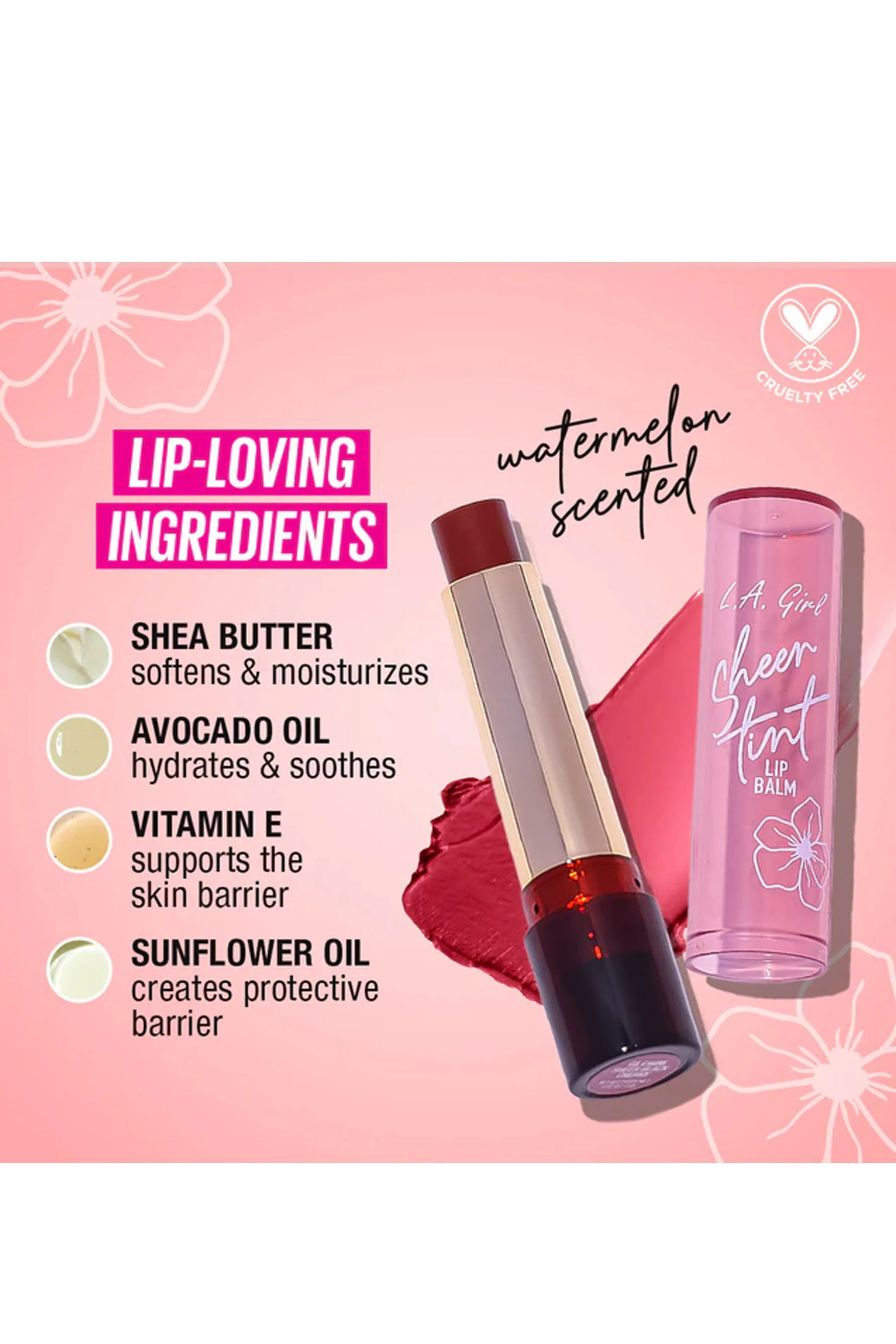L.A Girl Tinted Lip Balm Sheer Berry - Image 2