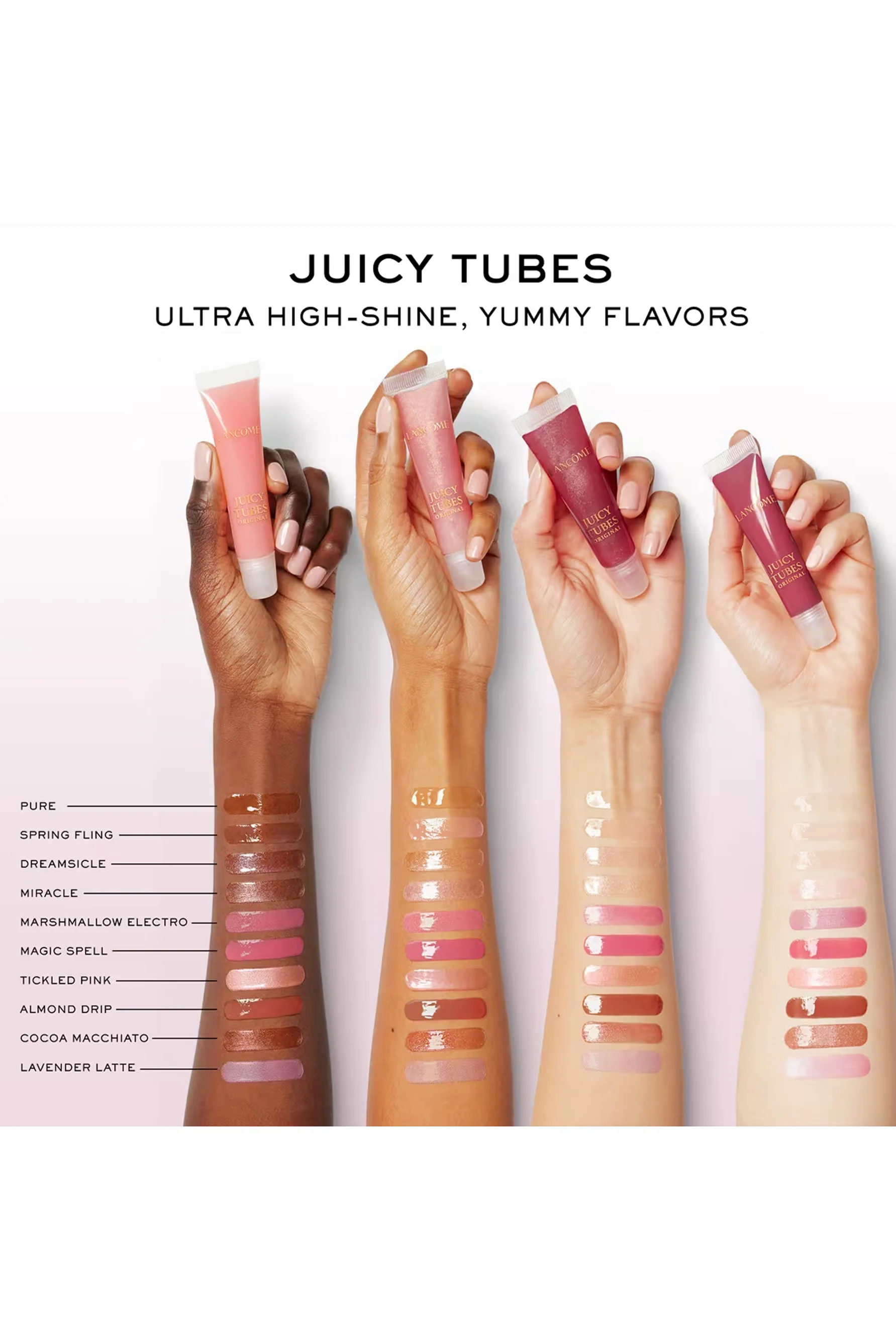 Lancôme Juicy Tubes Original Lip Gloss 19 Cocoa Macchiato - Image 4