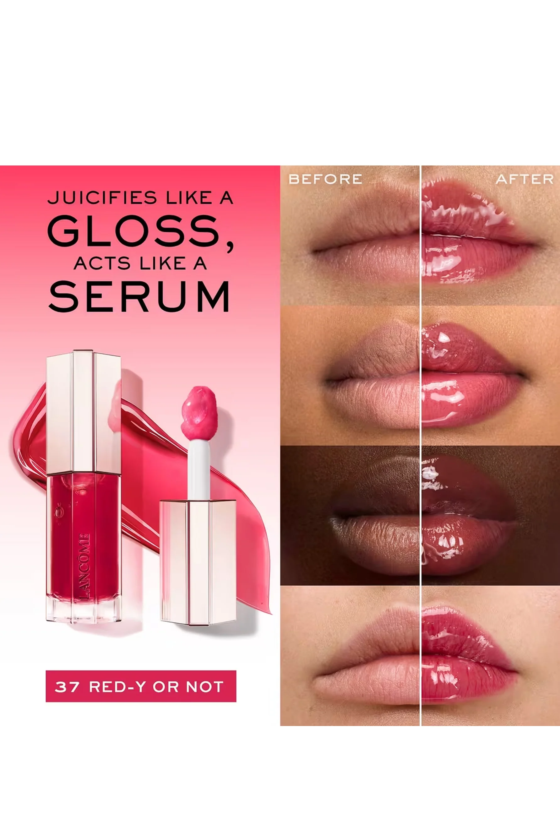 Lancôme Lip Idôle JuicyTreat Oil-in-Gloss 37 Ready of Not - Image 2