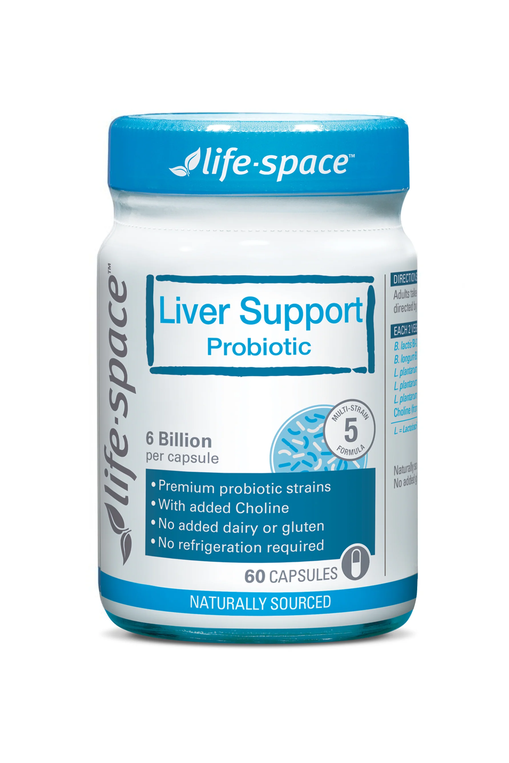 Life-Space Probiotic Liver Support 60 Capsules