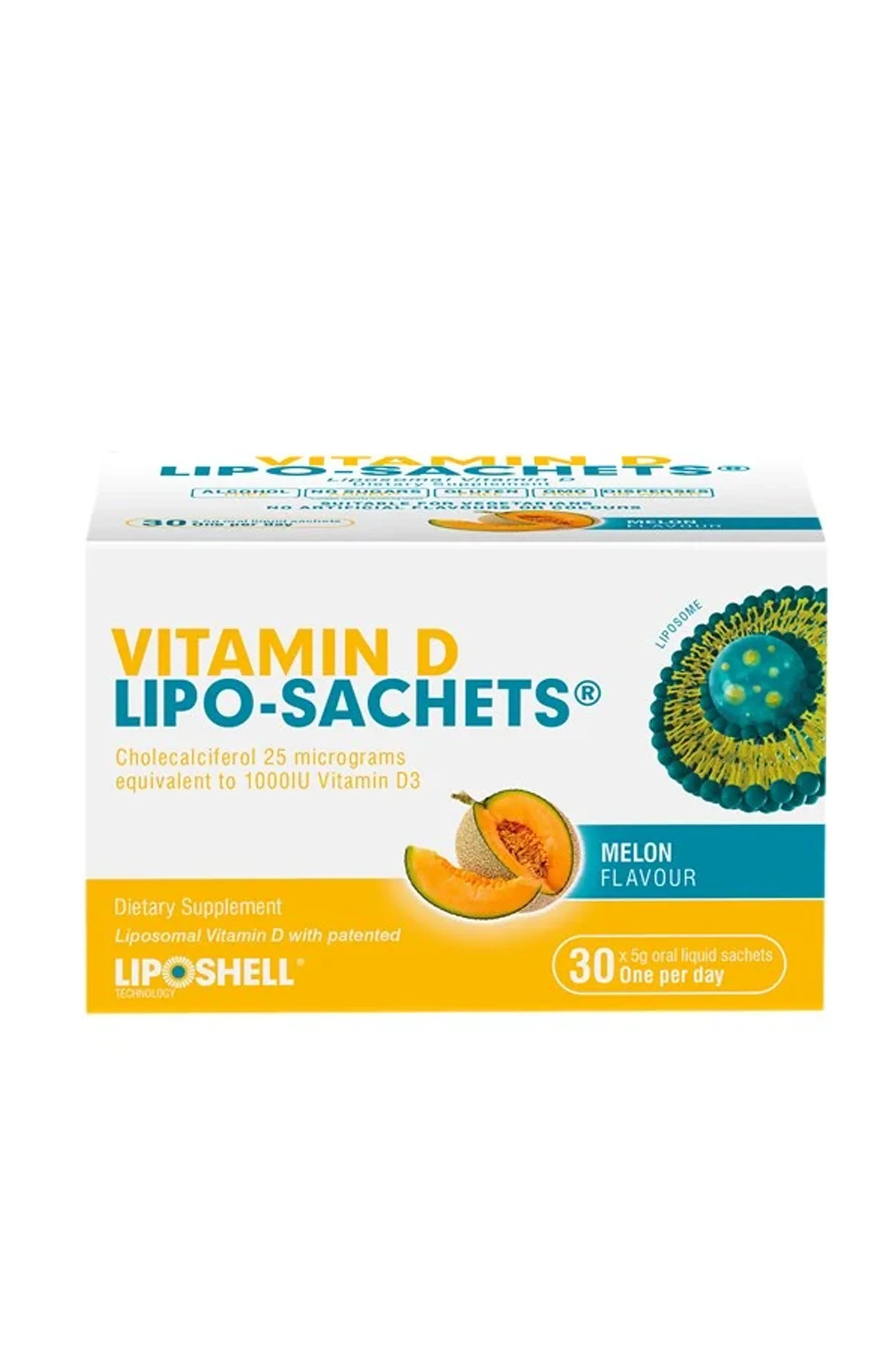 LIPOSHELL Vitamin D Lipo-Sachets 1000IU