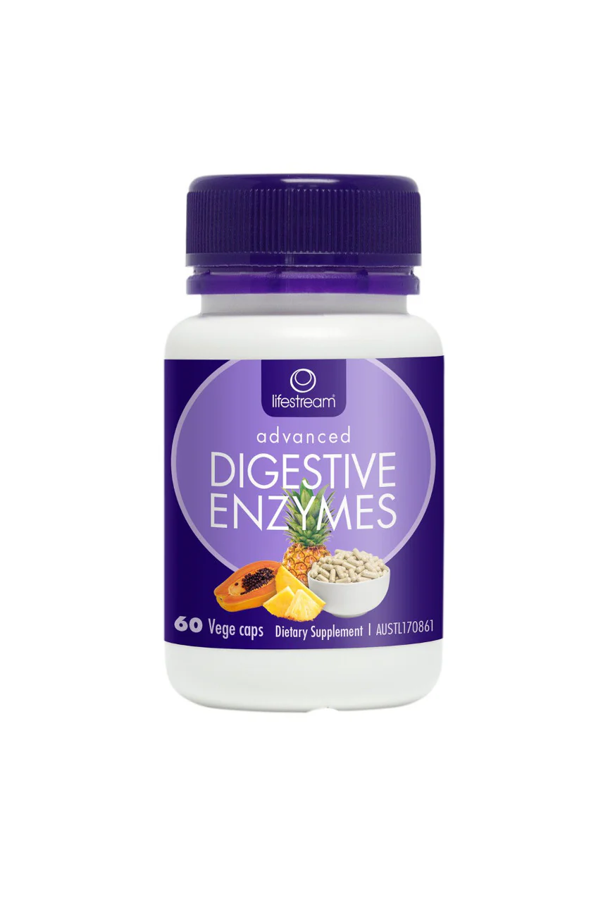 Lifestream Advanced Digestive Enzymes 60 Capsules