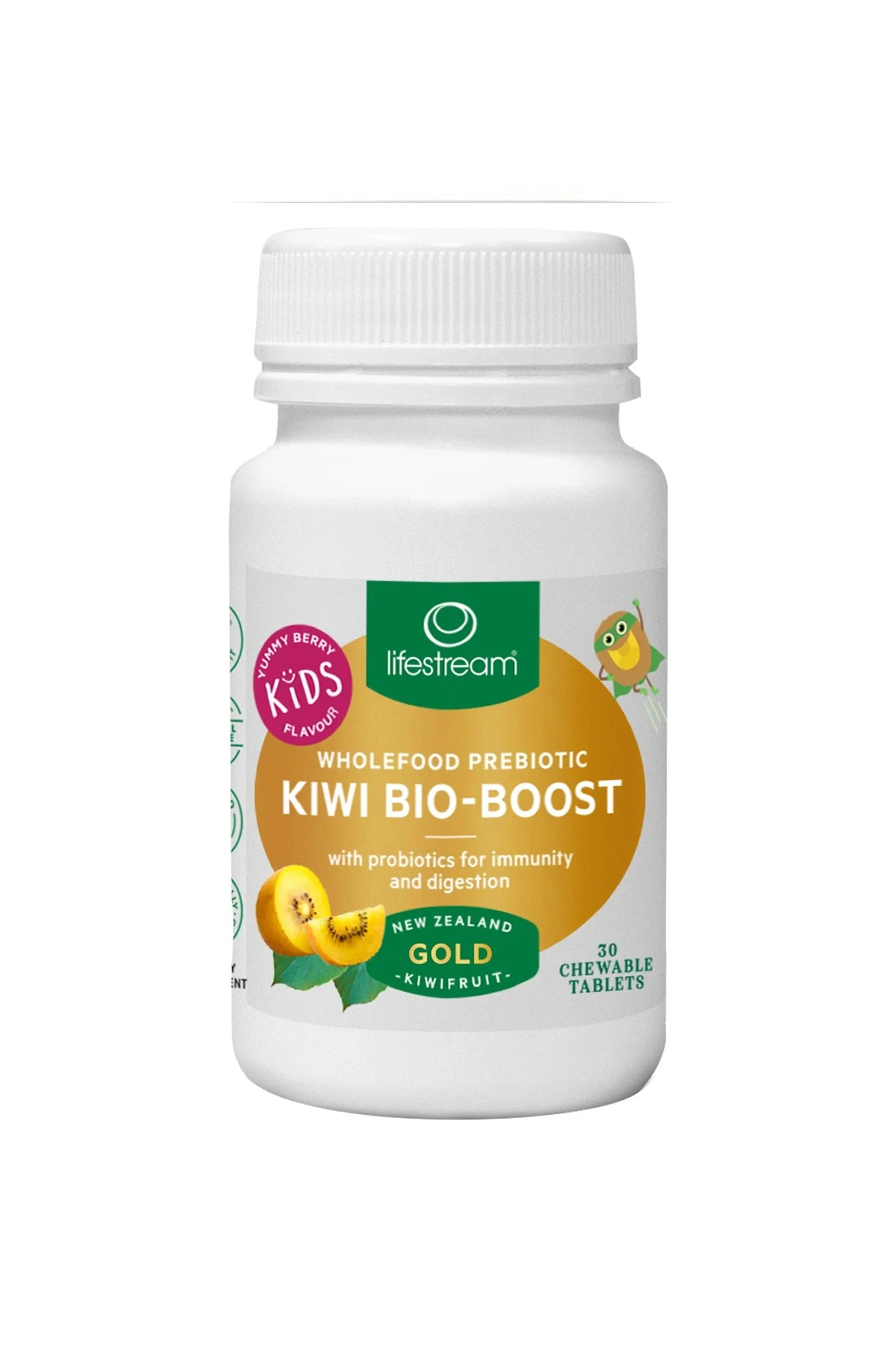 LIFESTREAM Kiwi Bio-Boost Kids Chew 30 tablets