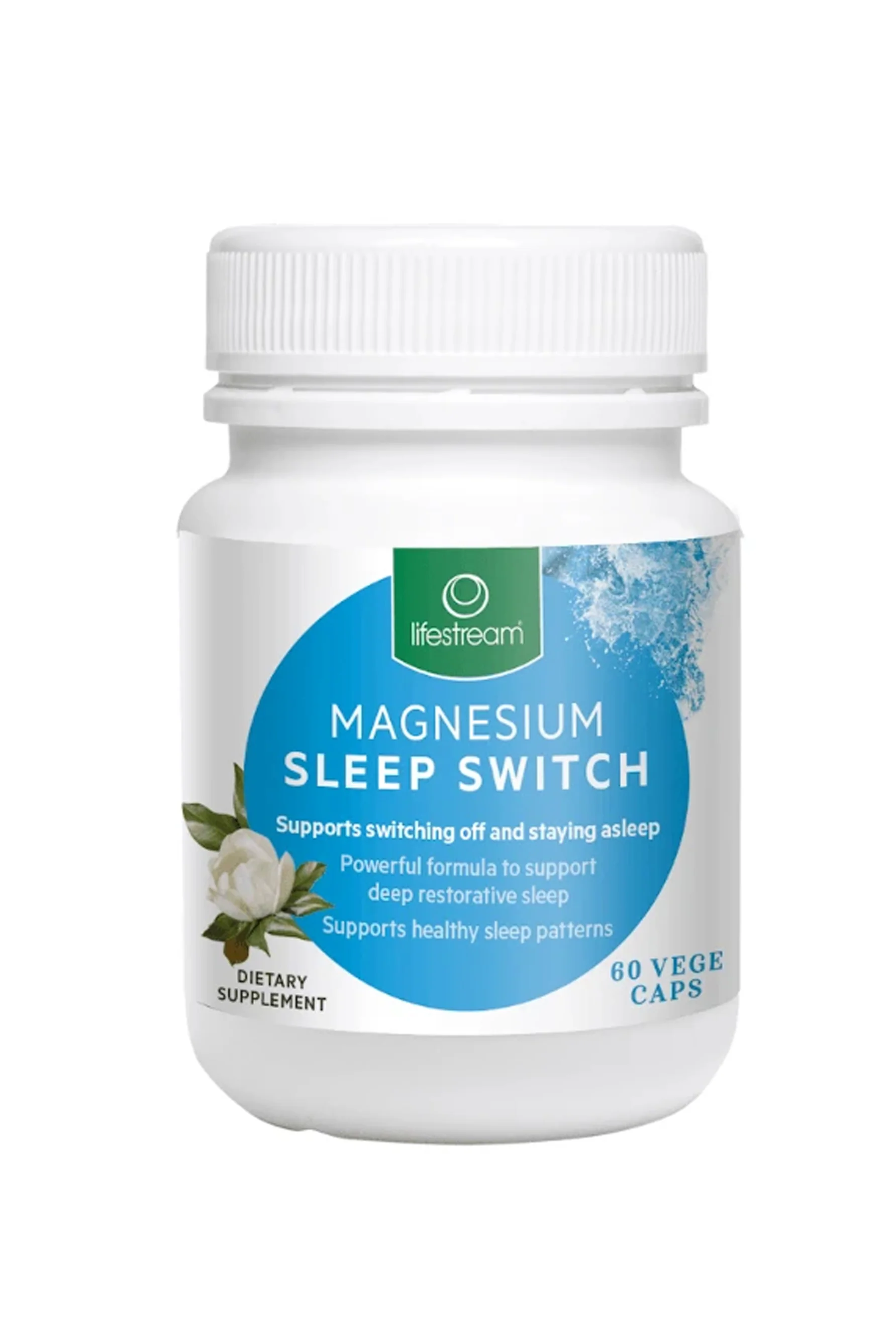 LIFESTREAM Magnesium Sleep Switch 60 Capsules