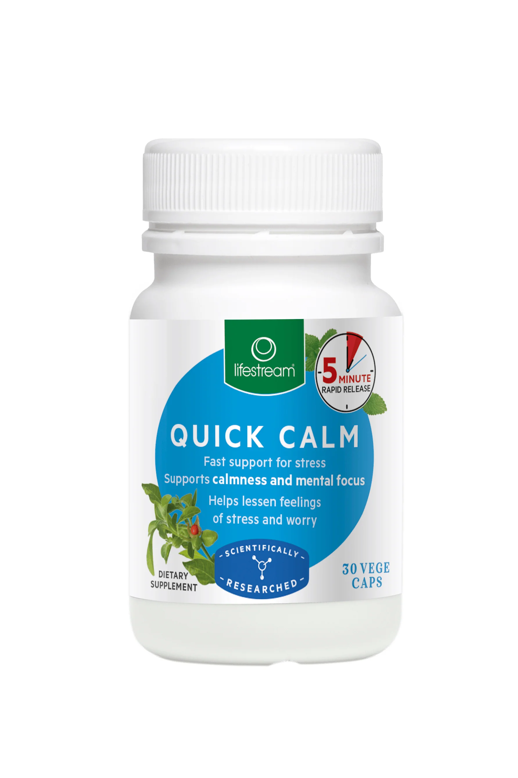 LIFESTREAM Quick Calm 30 Capsules