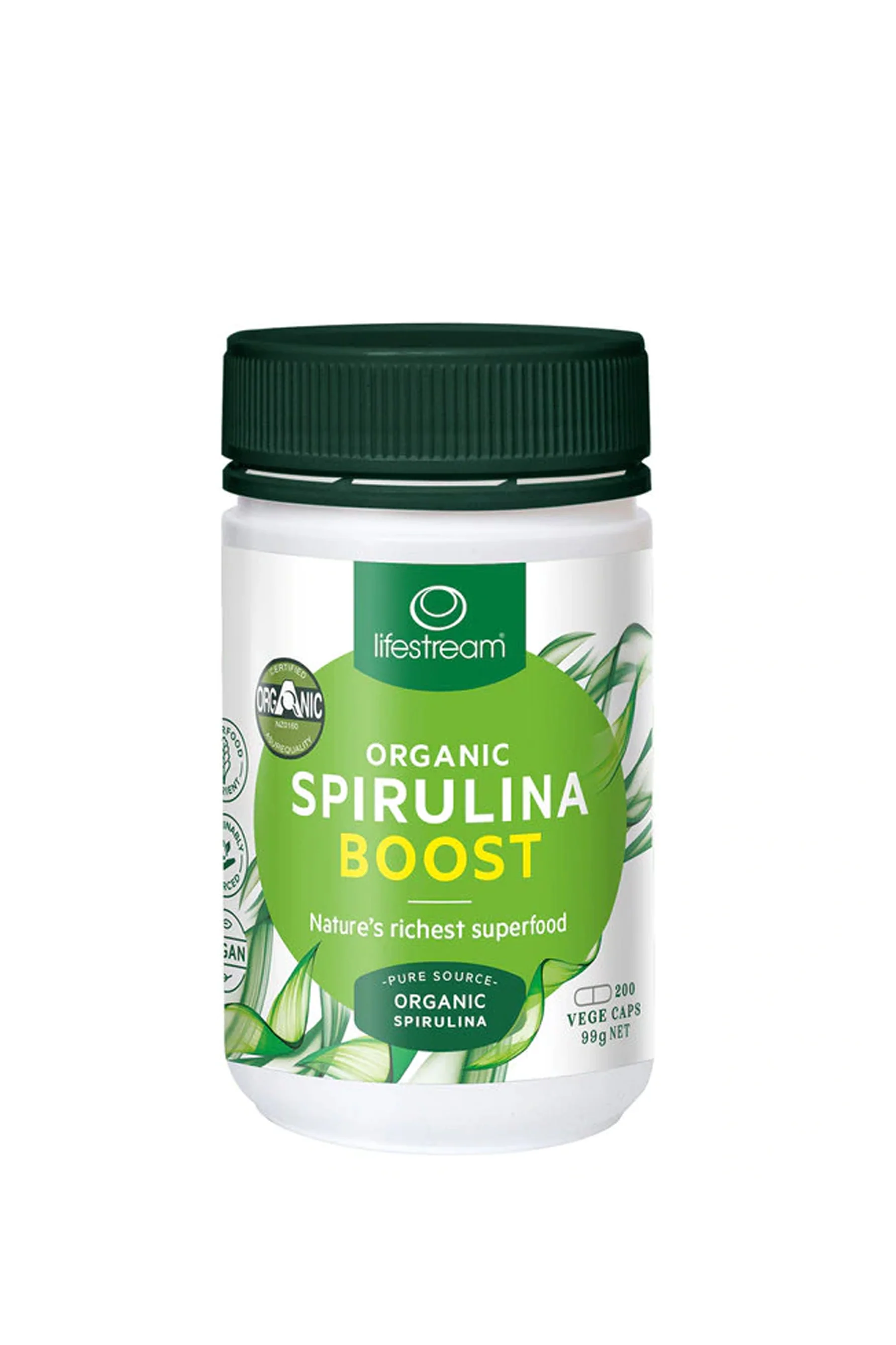 LIFESTREAM Spirulina Boost Tablets 200 Tablets