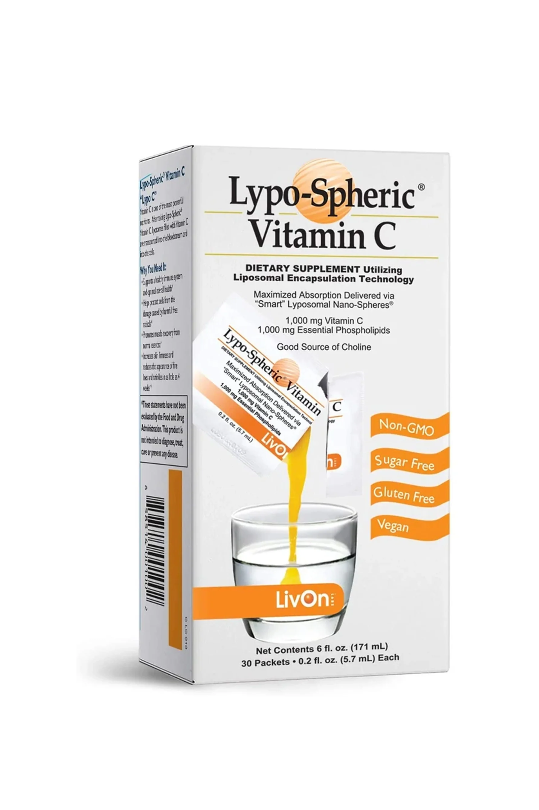 LivOn Lypo-Spheric Vitamin C 1000mg 30 Sachet