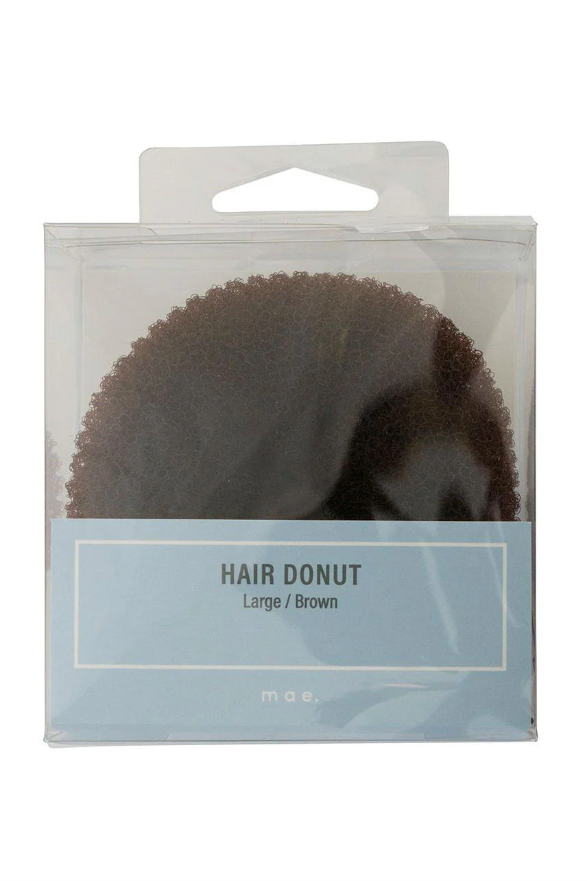 MAE 40-2003BR Hair Donut Large Brown