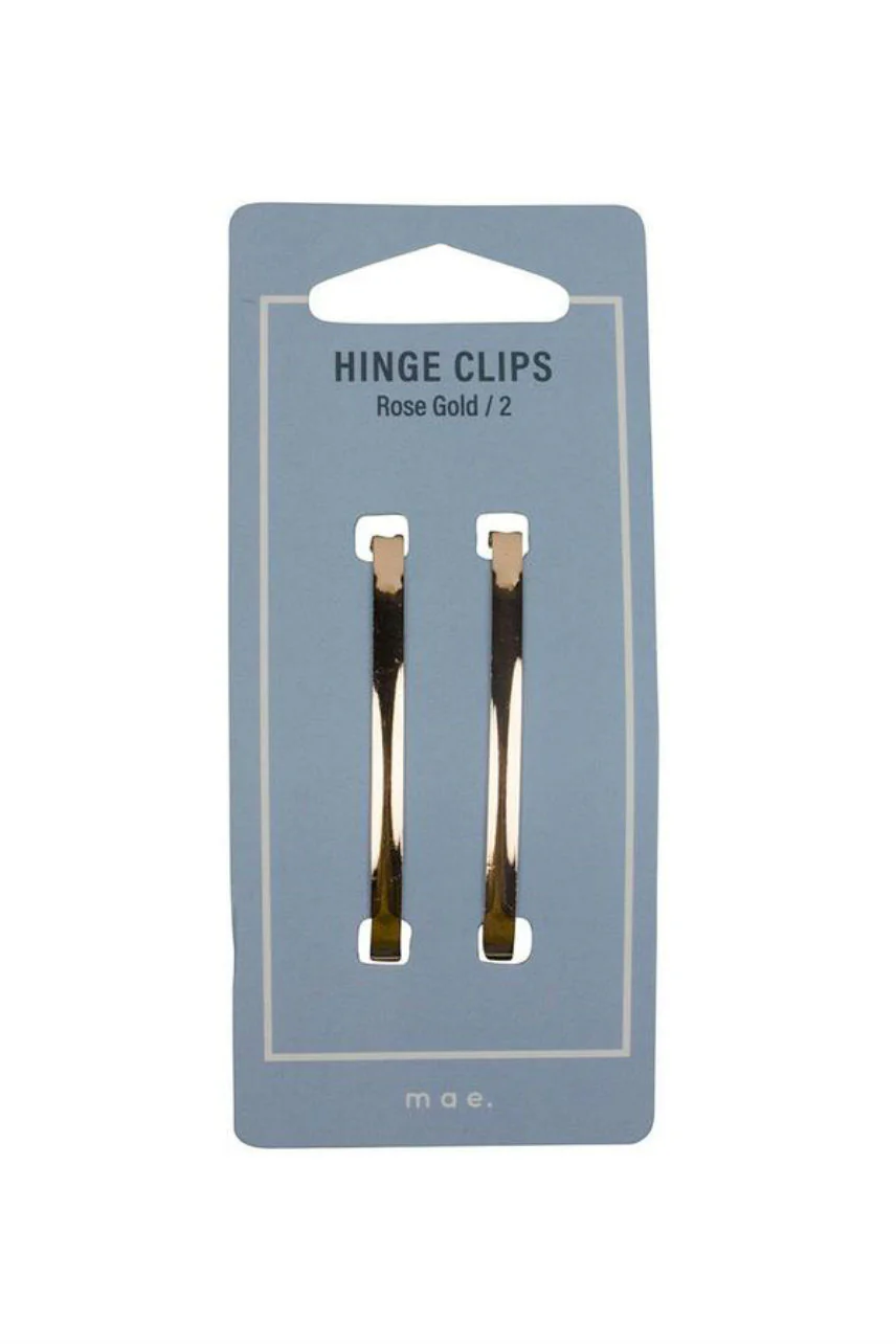 MAE 40-2109 Hinge Clips Rose Gold 2pcs