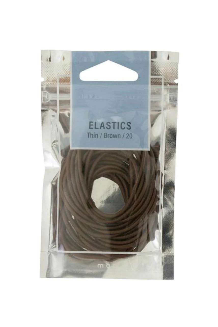 MAE 40-2201BR Elastic Thin Brown 20pcs