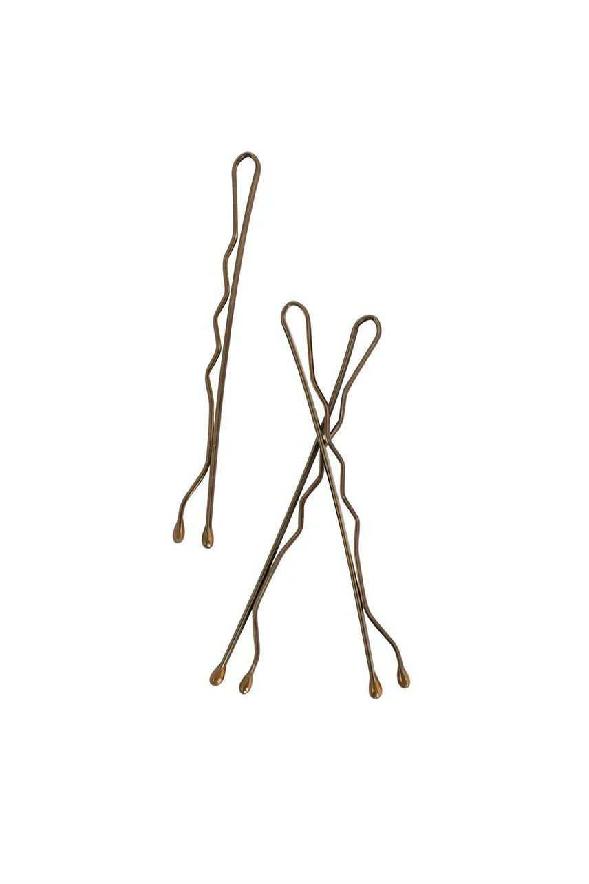 MAE 40-2600BR Bobby Pin 4.5cm Brown 80pcs