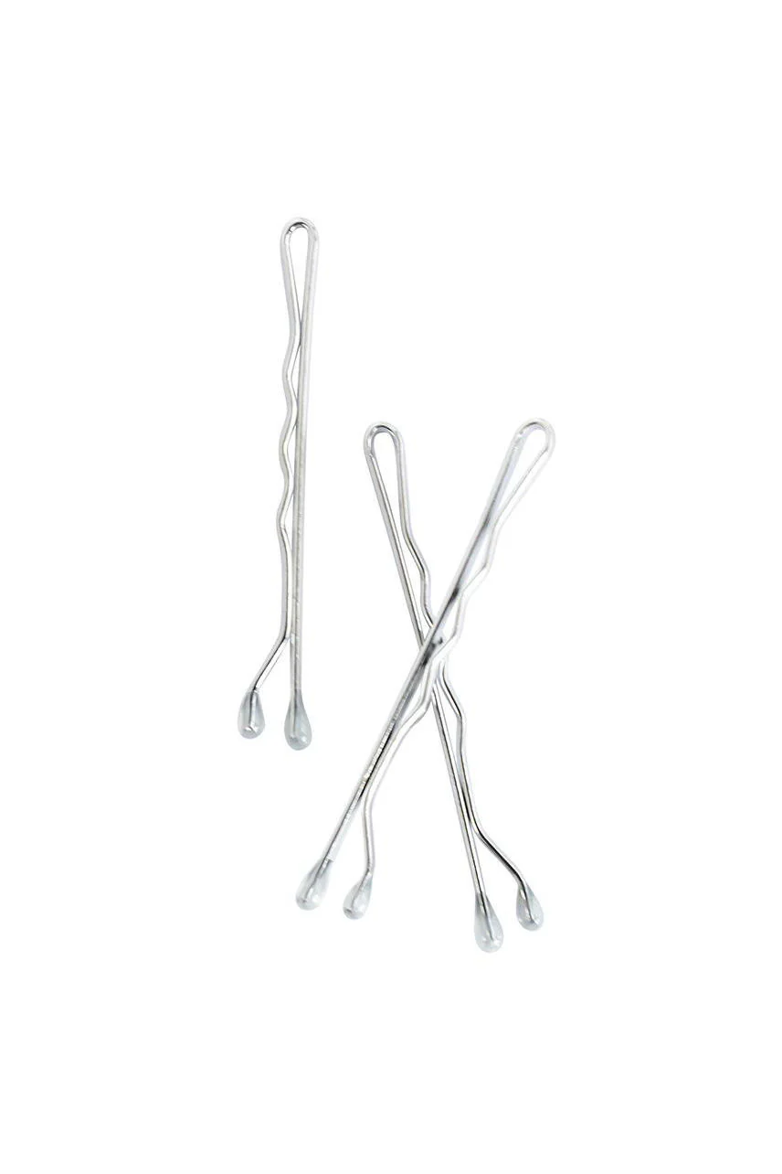MAE 40-2607SL Bobby Pin 4.5cm Silver 80pcs