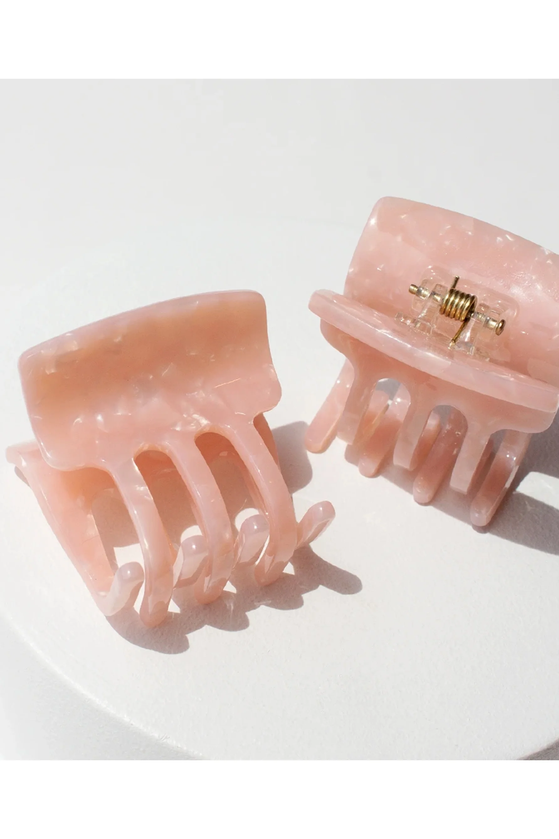 Adorn by Mae Claw Grips Pink Pearlised x2 - Image 2