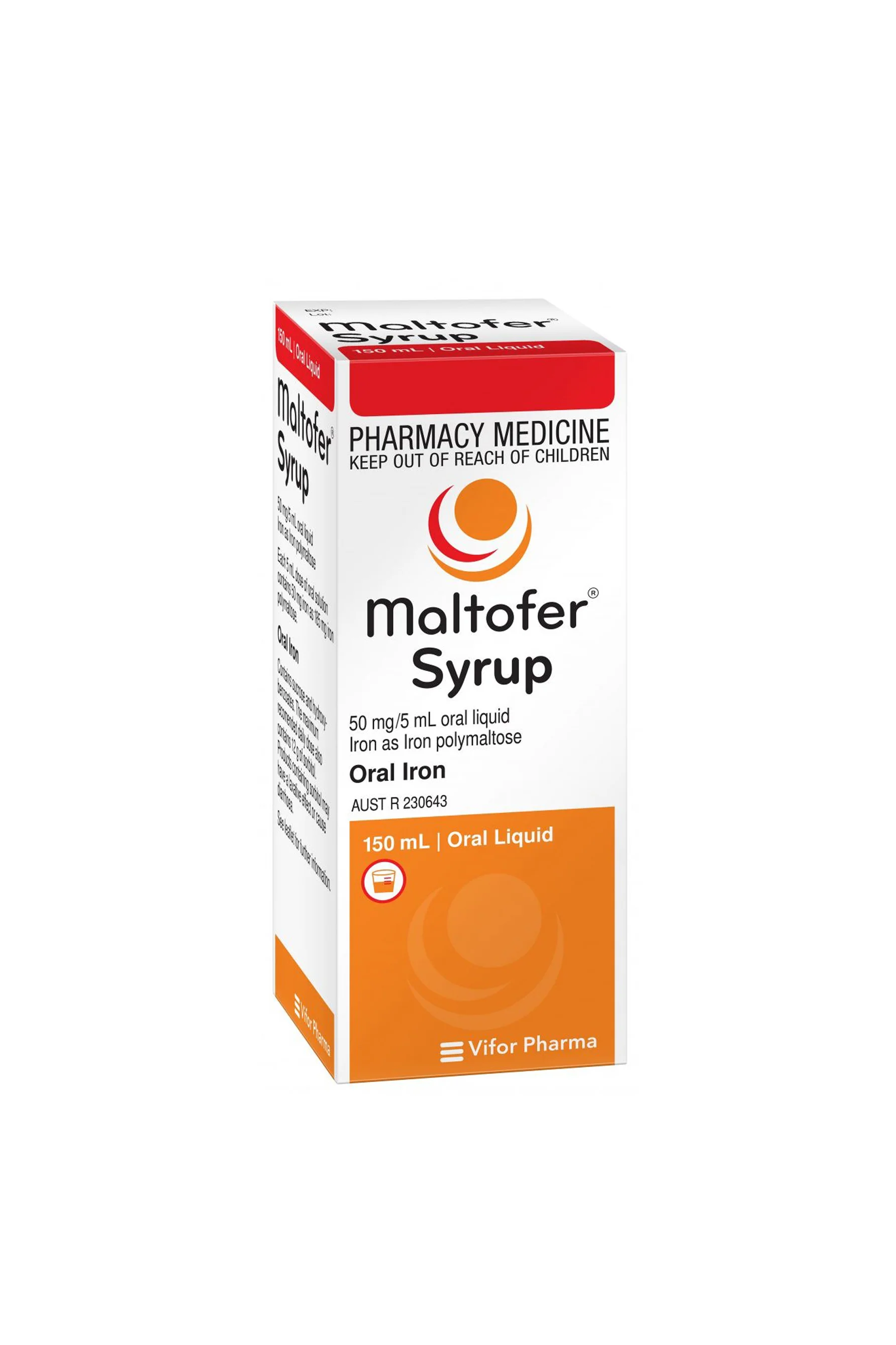 MALTOFER Iron Syrup 50mg/5ml 150ml