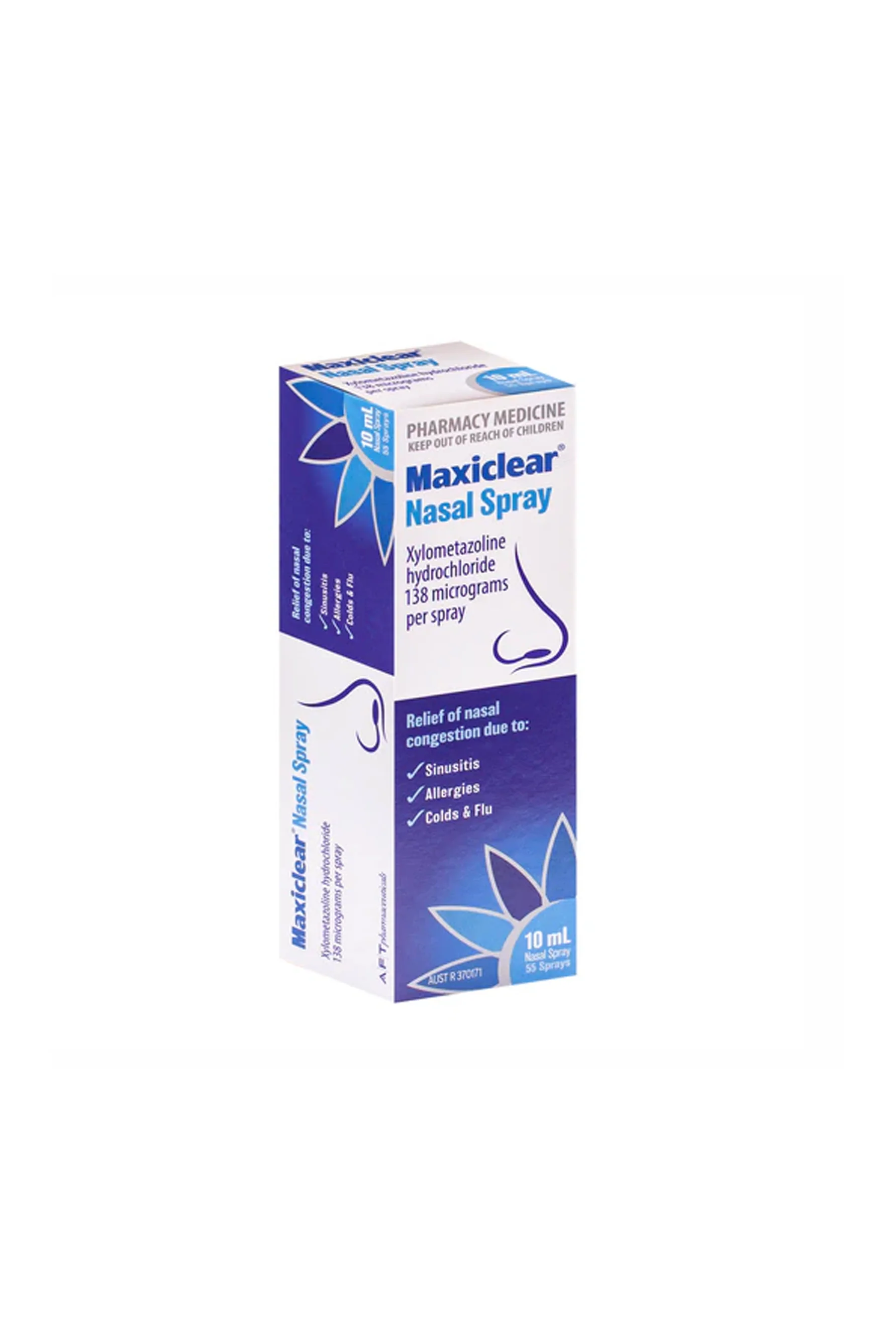 MAXICLEAR Xylometazoline Nasal Spray 10ml