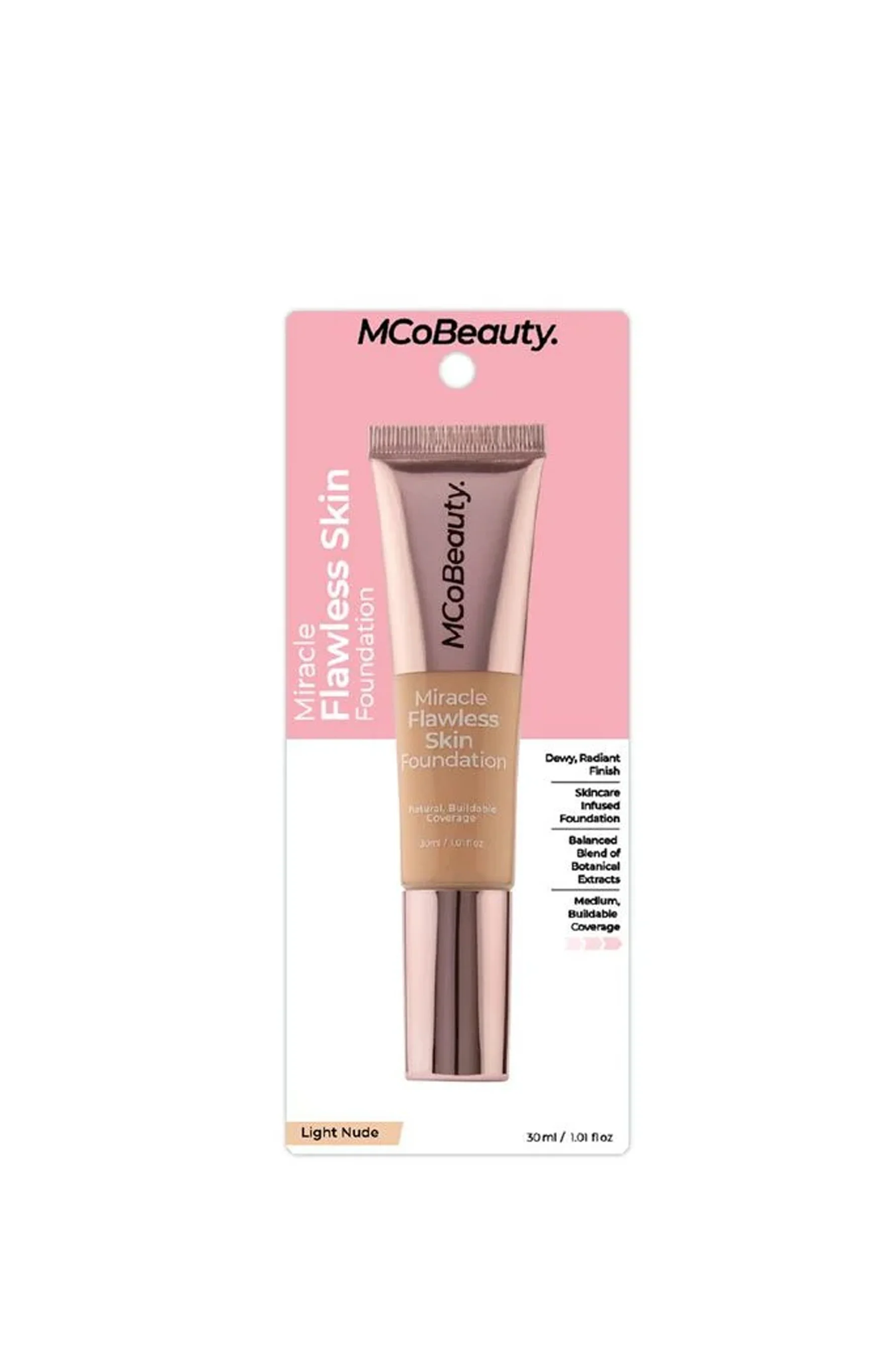 MCoBeauty Miracle Flawless Skin Foundation Light Nude