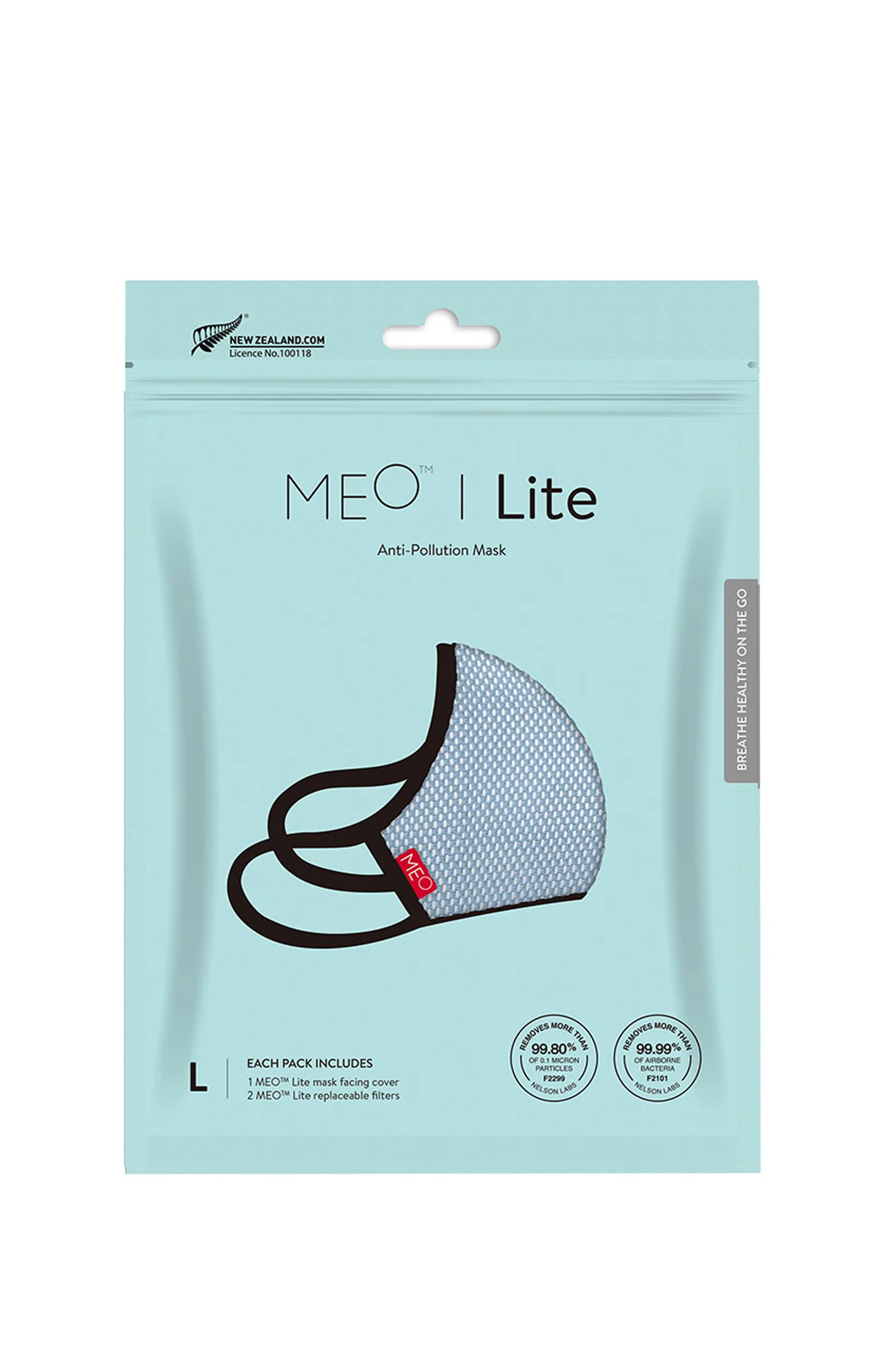 MEO Lite Face Mask Blue Large